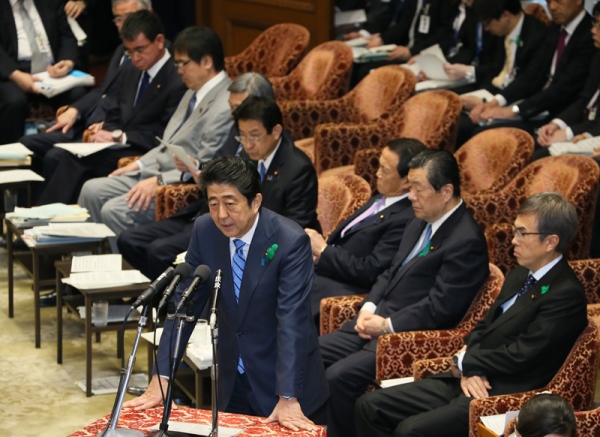 安倍总理出席了众议院有关跨太平洋伙伴关系协议（TPP）等的特别委员会。