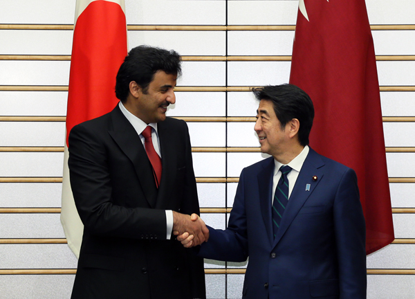 日本・卡塔尔首脑会谈等