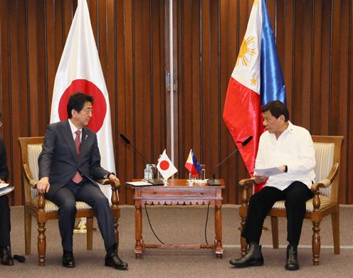 日本・菲律宾首脑会谈
