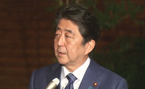 安倍总理在总理大臣官邸举行了关于记者安田纯平被释放信息的记者会。