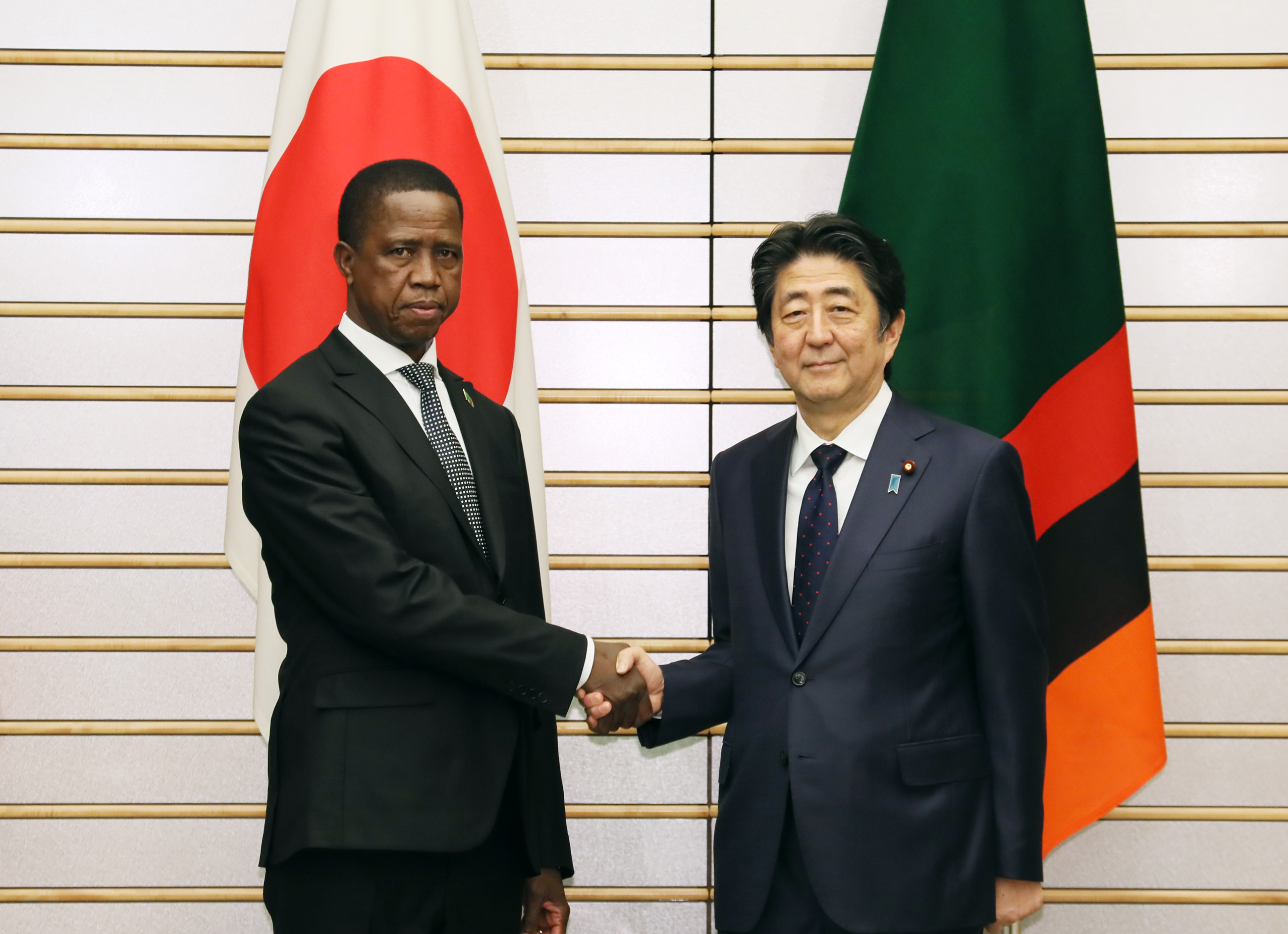 日本・赞比亚首脑会谈等