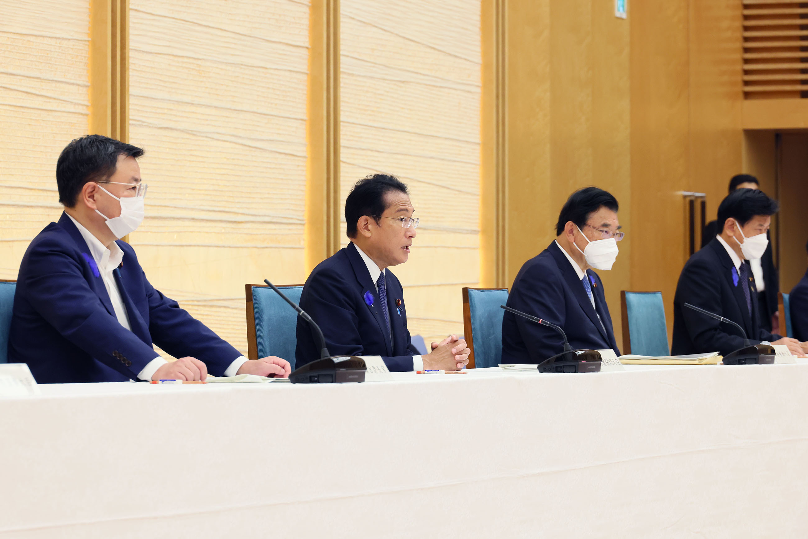 召开新型冠状病毒感染症对策本部（第94次）