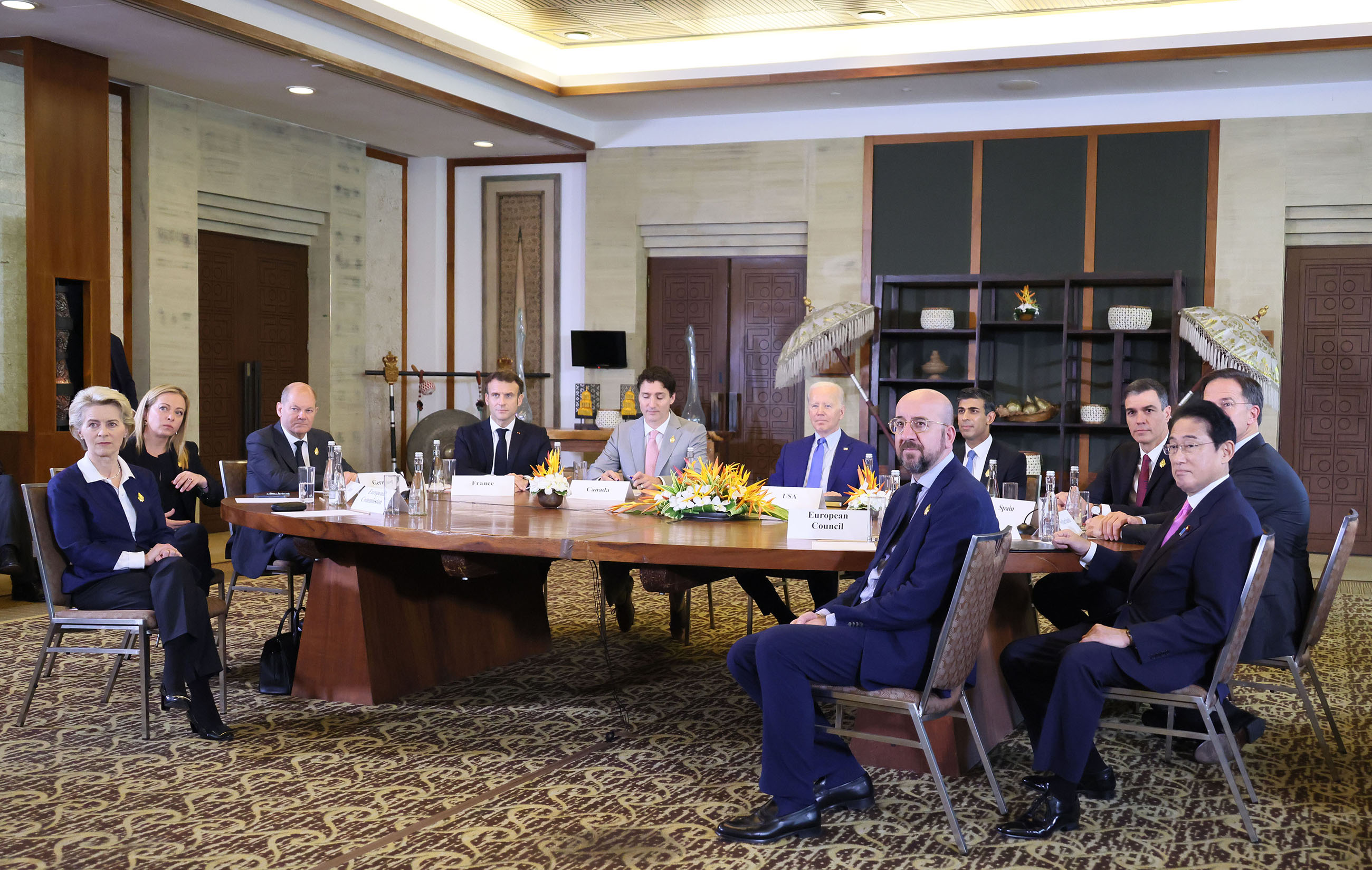 七国集团（G7）、北大西洋公约组织（NATO）紧急首脑会议及与各国的首脑会谈