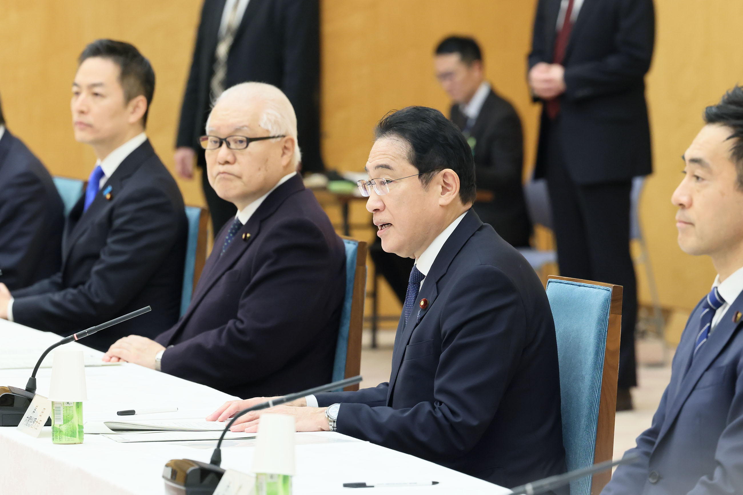 岸田首相在意见交换会上致辞
