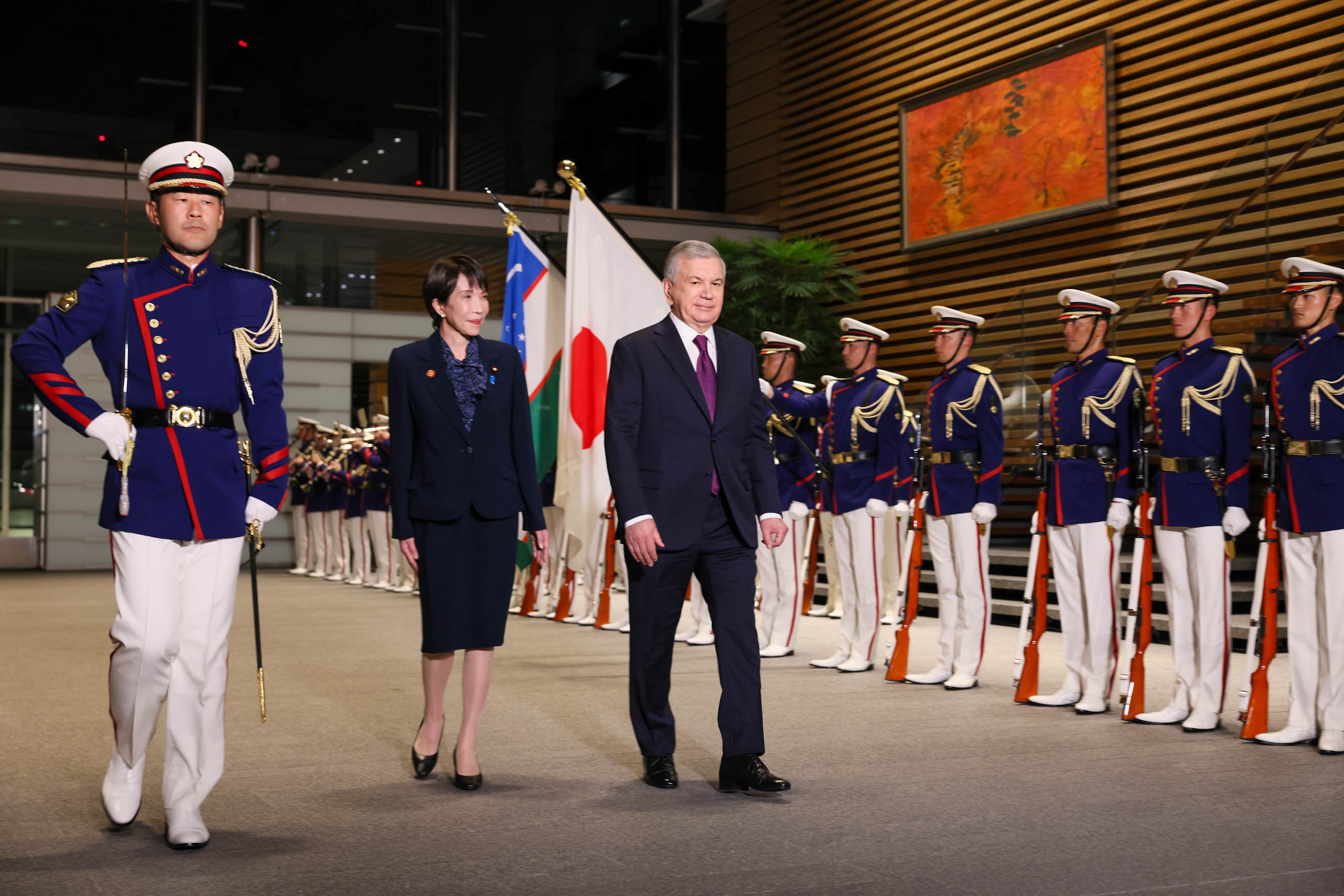 仪仗队的荣誉礼和迎宾仪式3