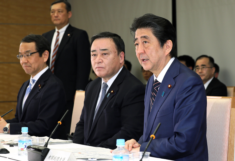 安倍总理召开了第34次国家战略特别区域咨询会议。