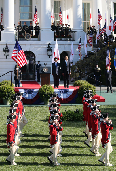 白宫欢迎仪式2