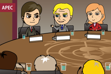 出席亚太经济合作组织（APEC）首脑会议的总理