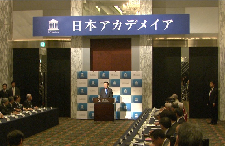 野田总理出席了在东京都内召开的、日本Akademeia主办的“与野田总理第2次交流会”。