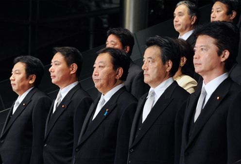 野田总理改组了内阁，第三届内阁诞生。