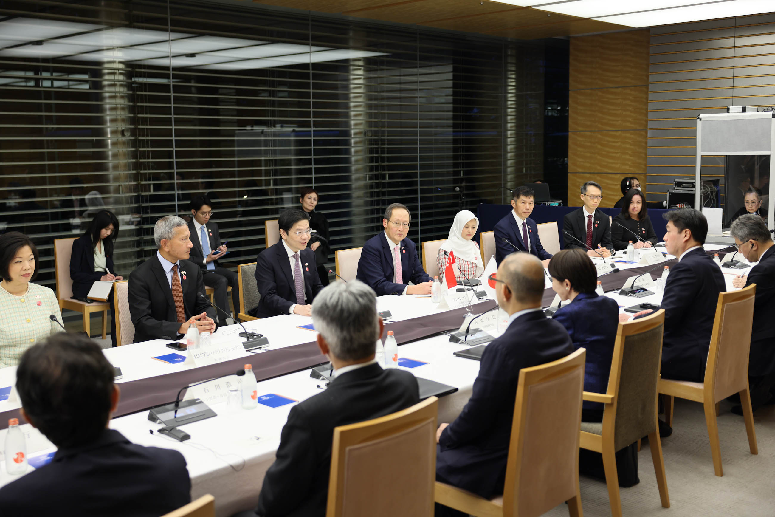 日・シンガポール首脳会談９