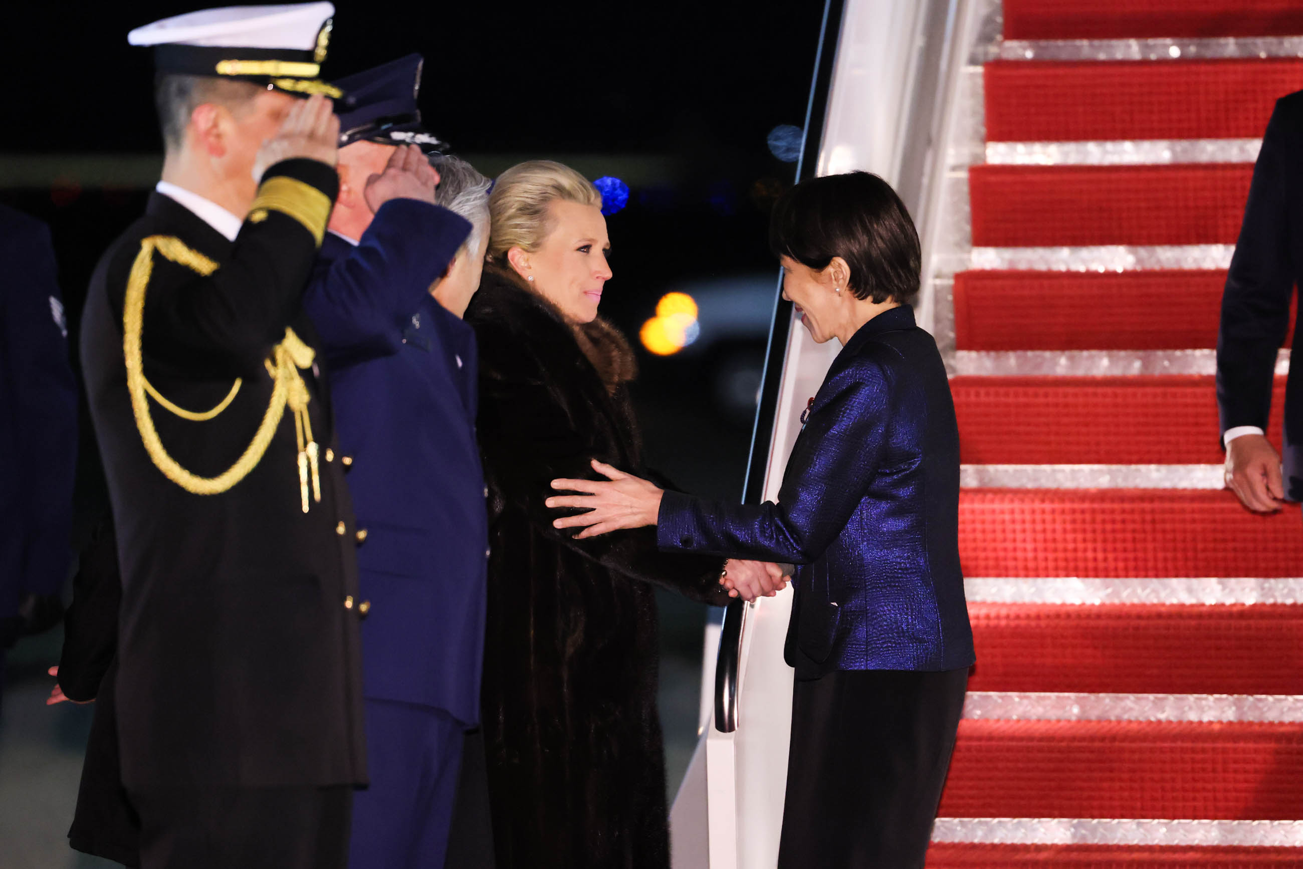 米国に到着した高市総理４