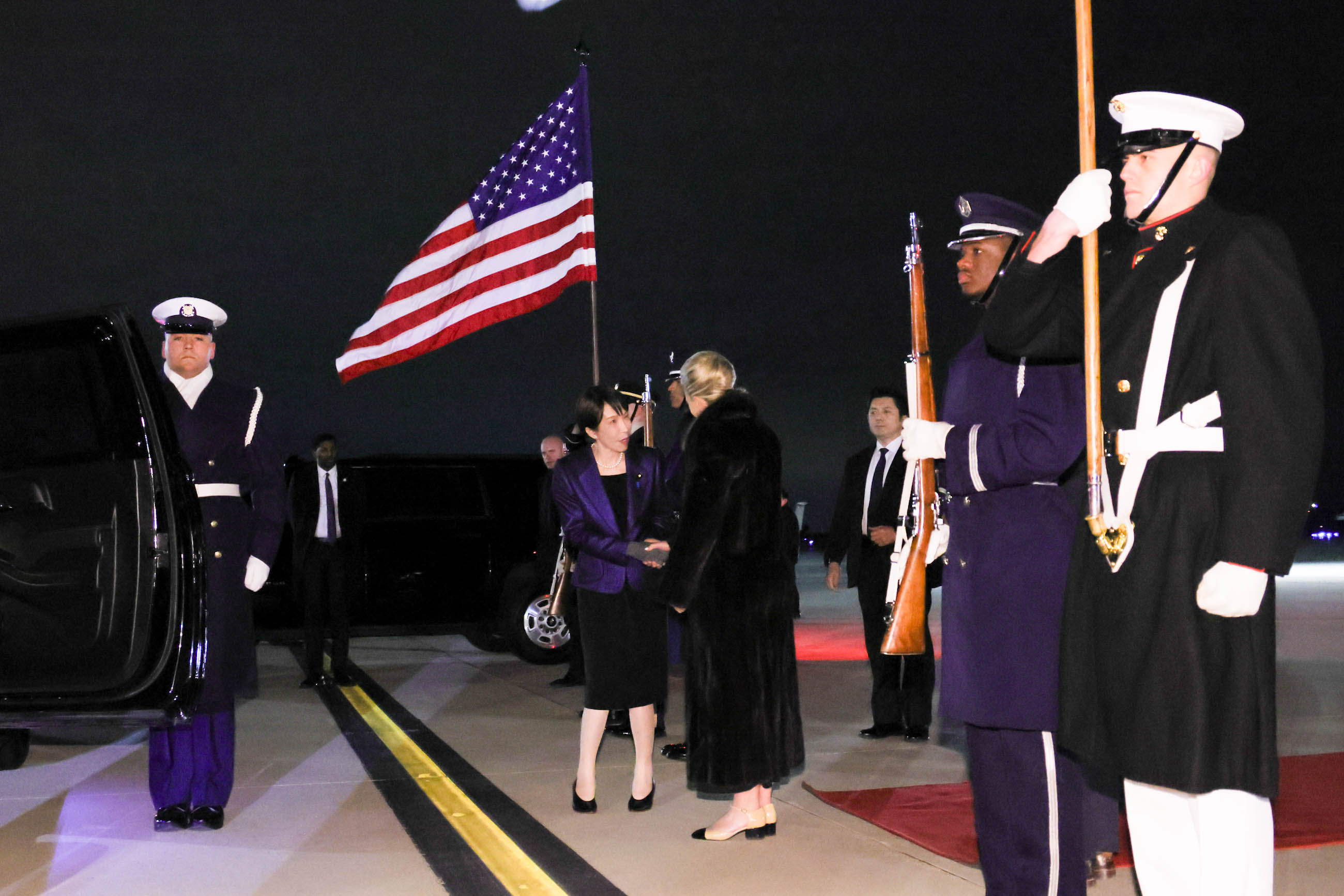 米国に到着した高市総理６