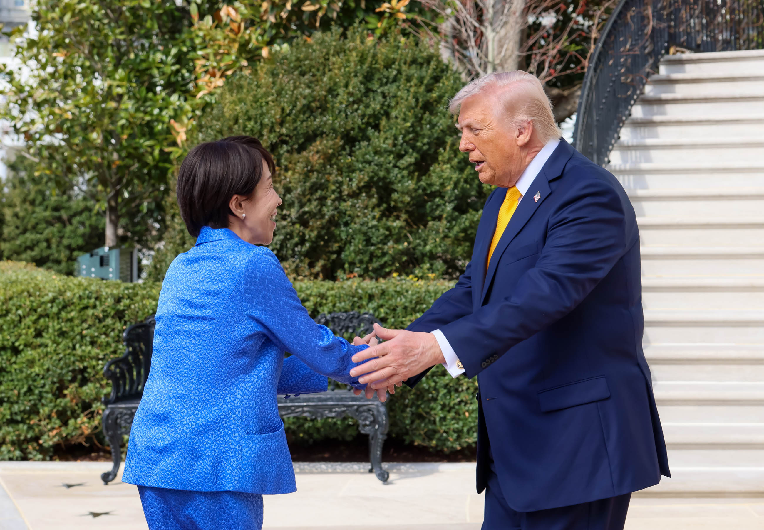 首脳会談に臨む高市総理１