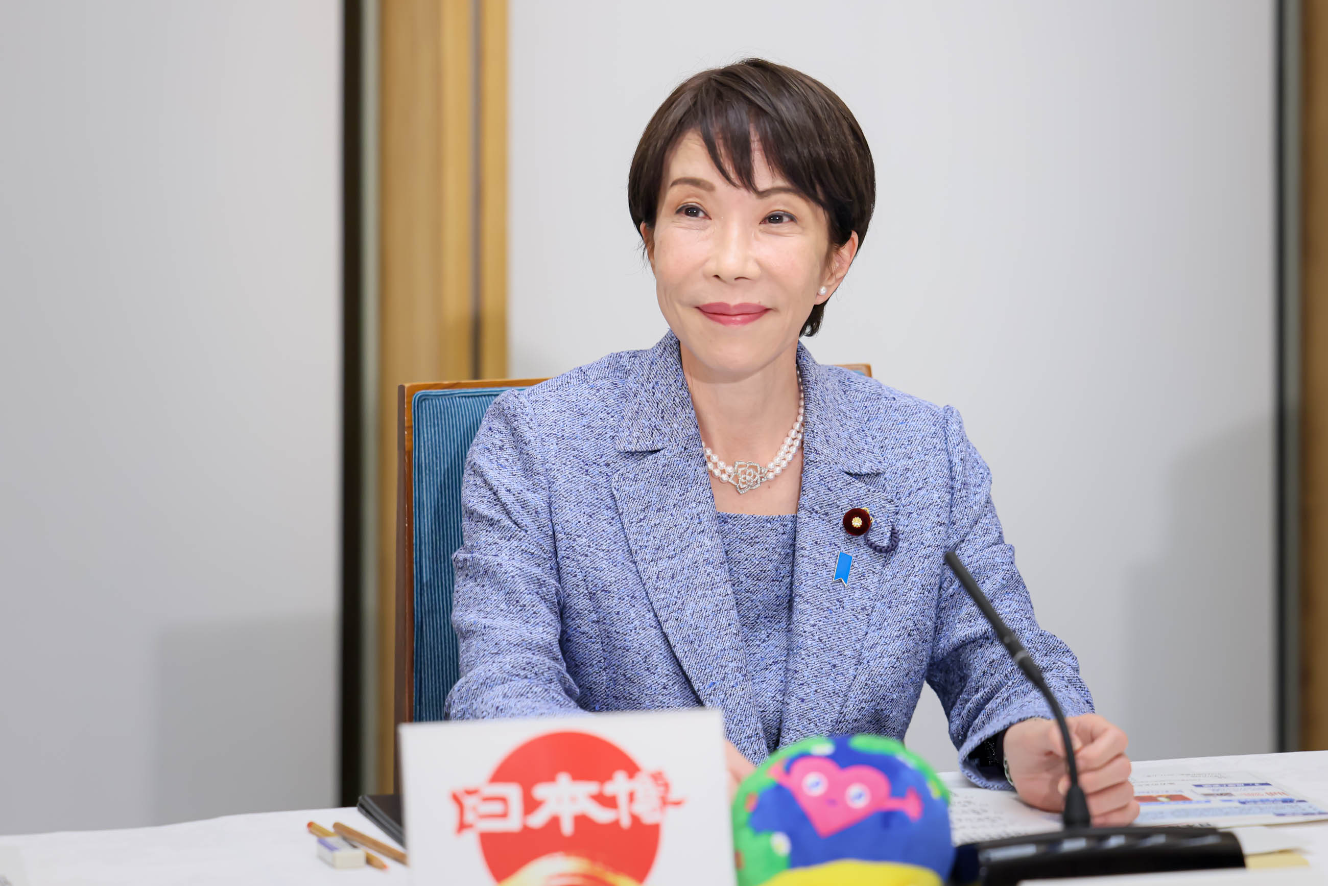 会議のまとめを行う高市総理１