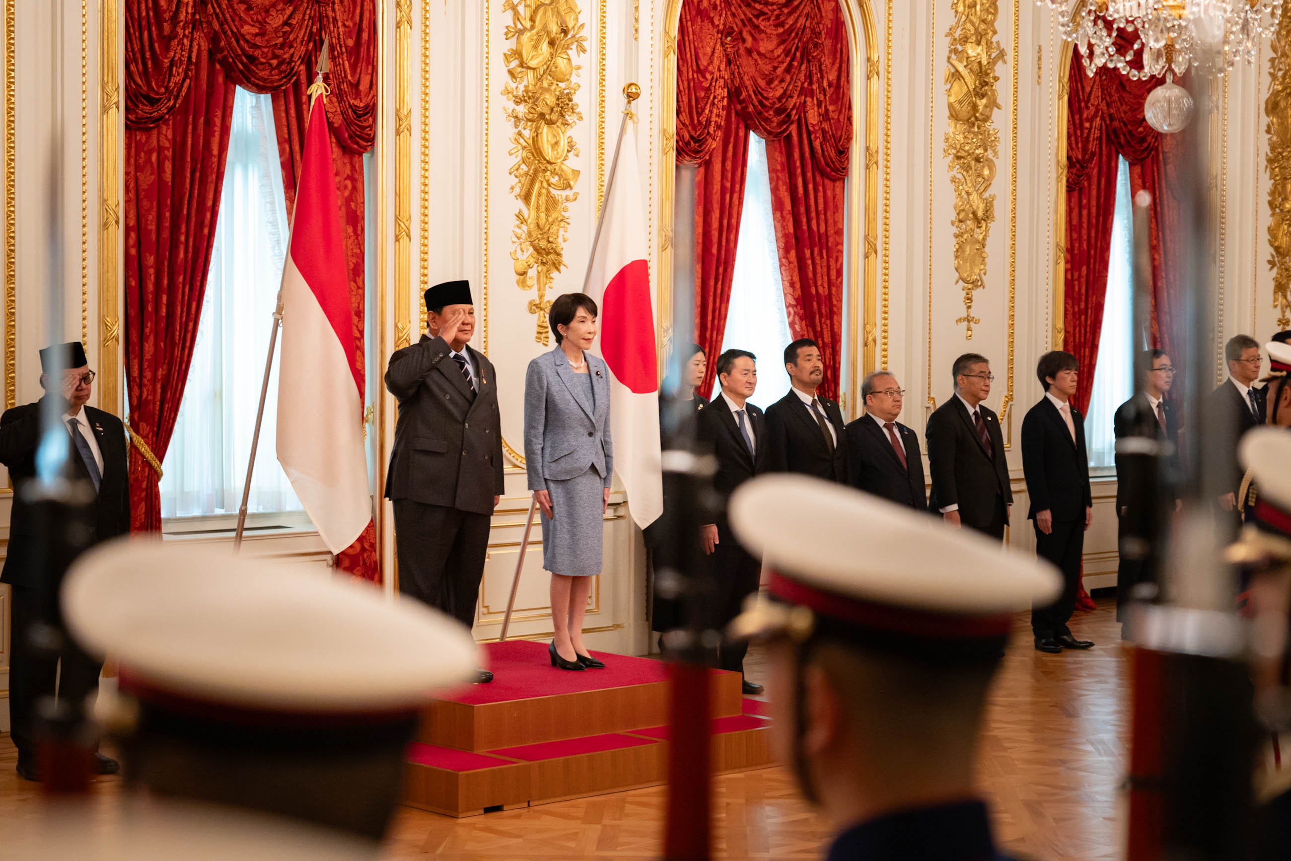 自衛隊による栄誉礼及び儀じょう２