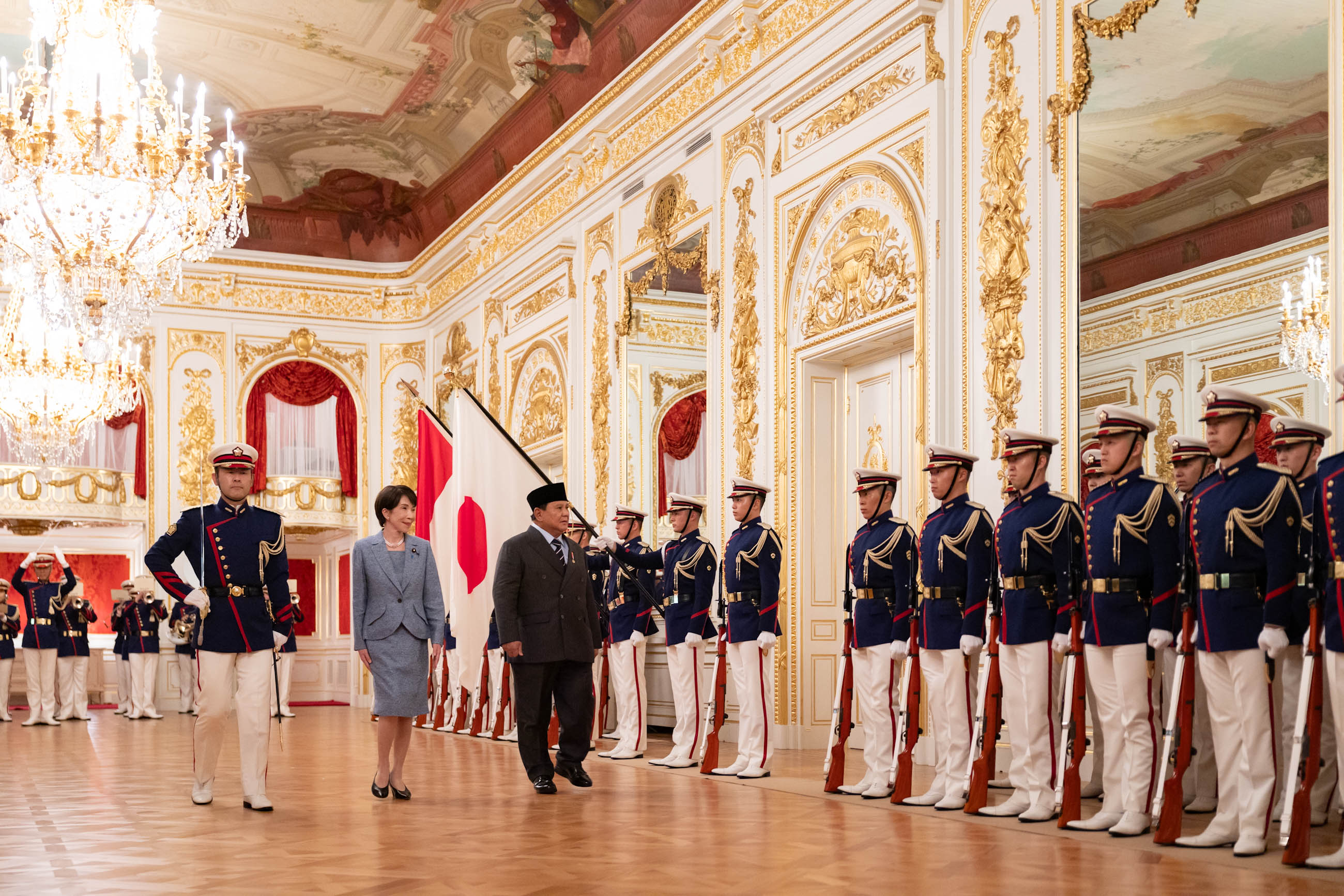 自衛隊による栄誉礼及び儀じょう３