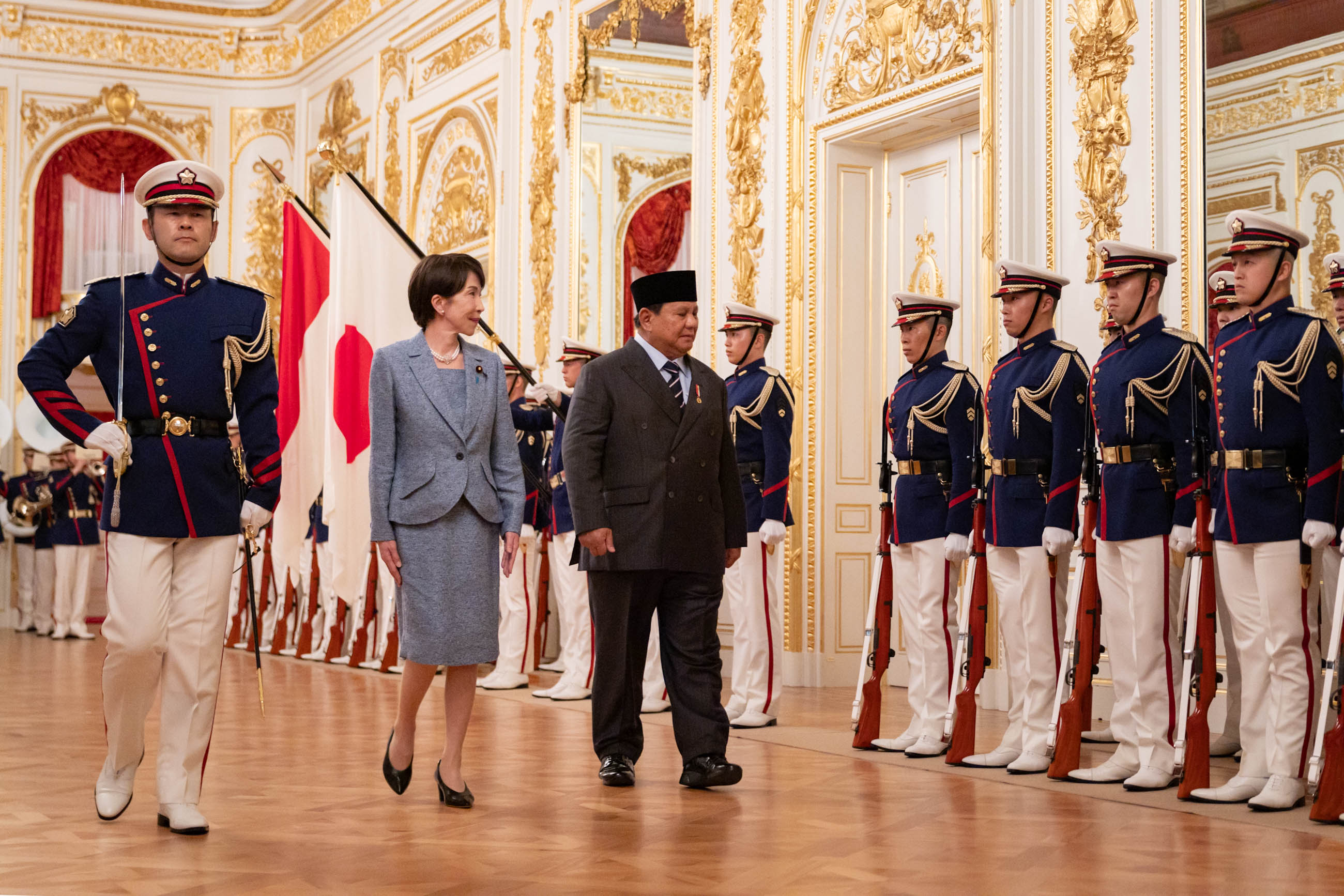 自衛隊による栄誉礼及び儀じょう４