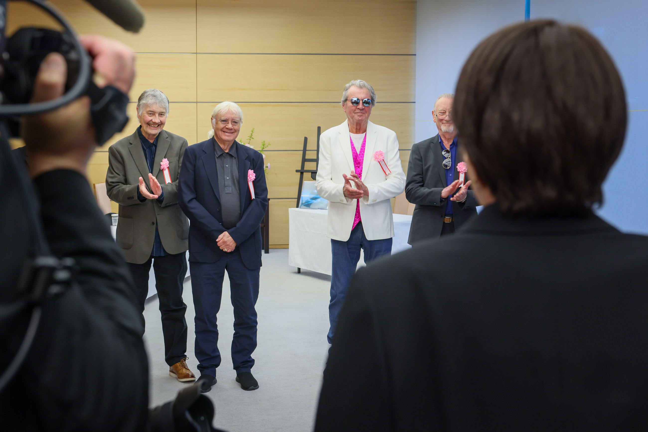 表敬を受ける高市総理３