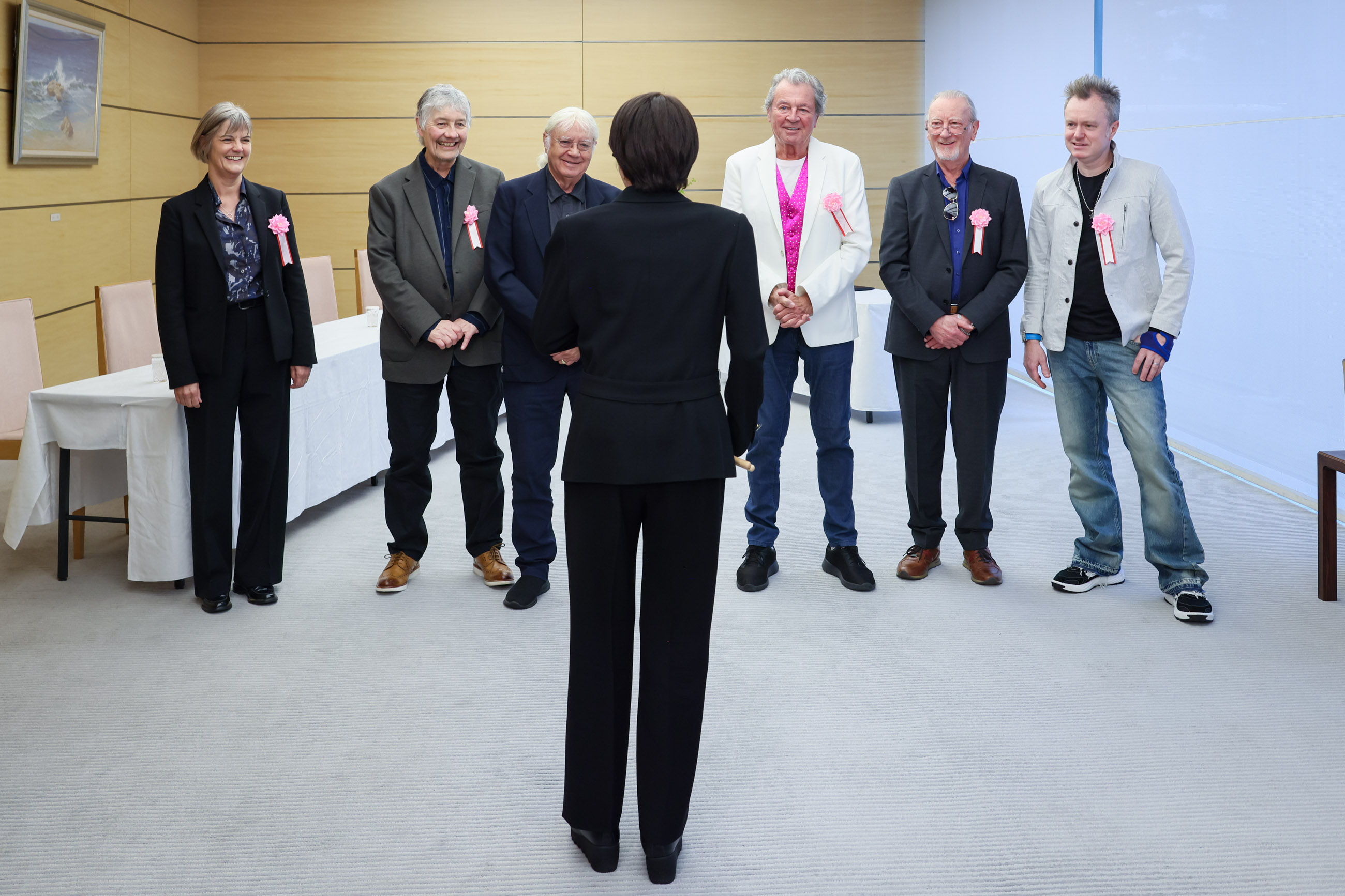 表敬を受ける高市総理４