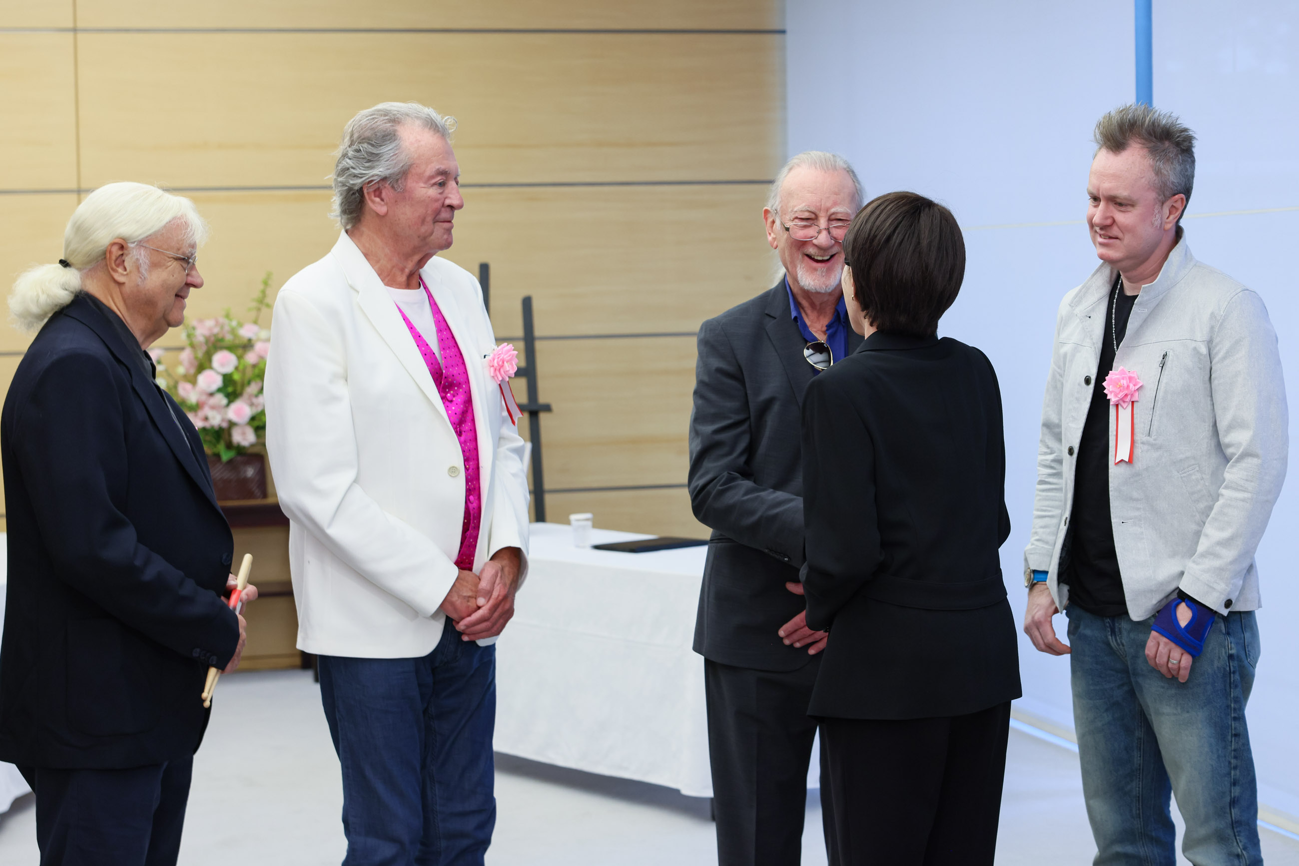 表敬を受ける高市総理６