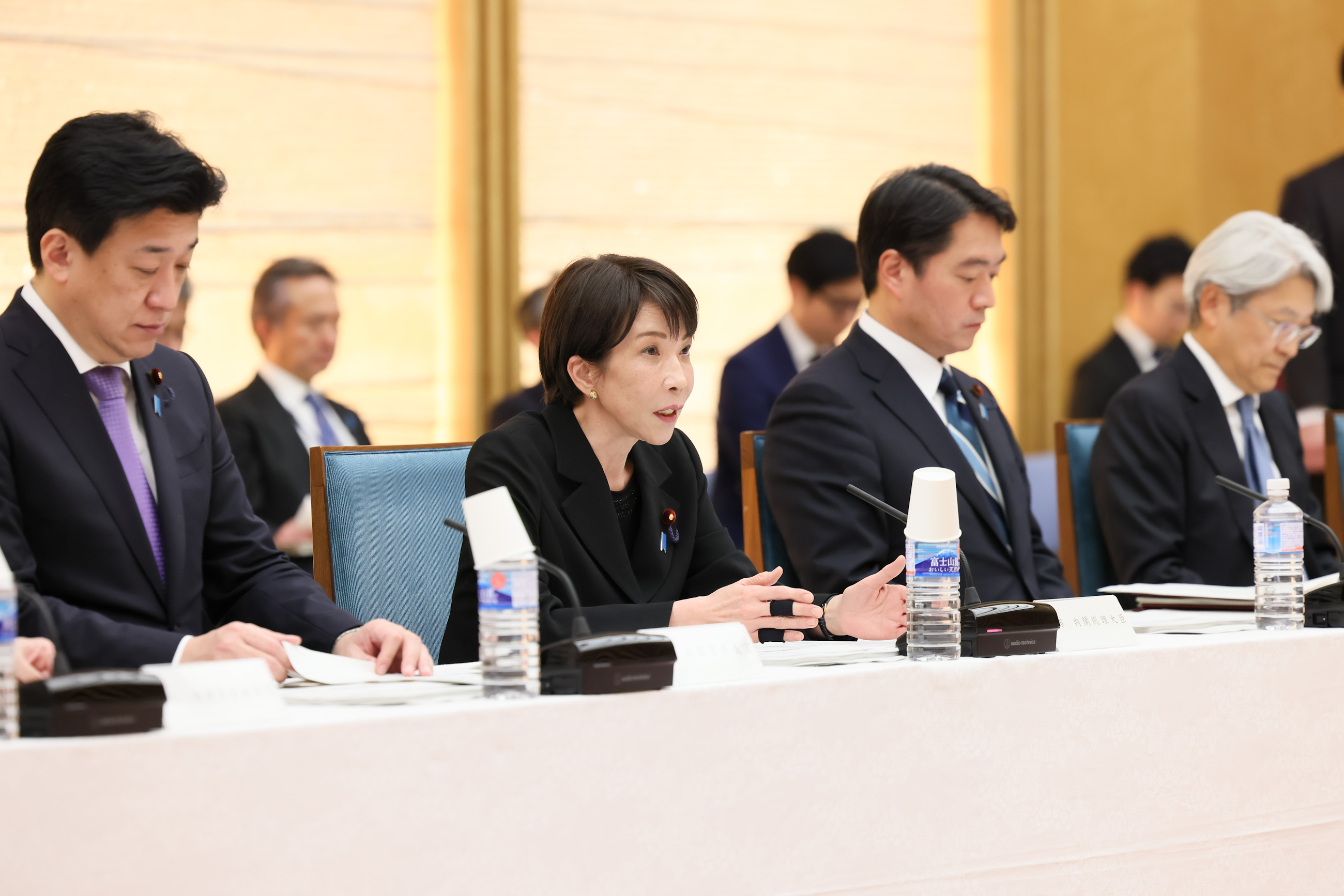 挨拶をする高市総理