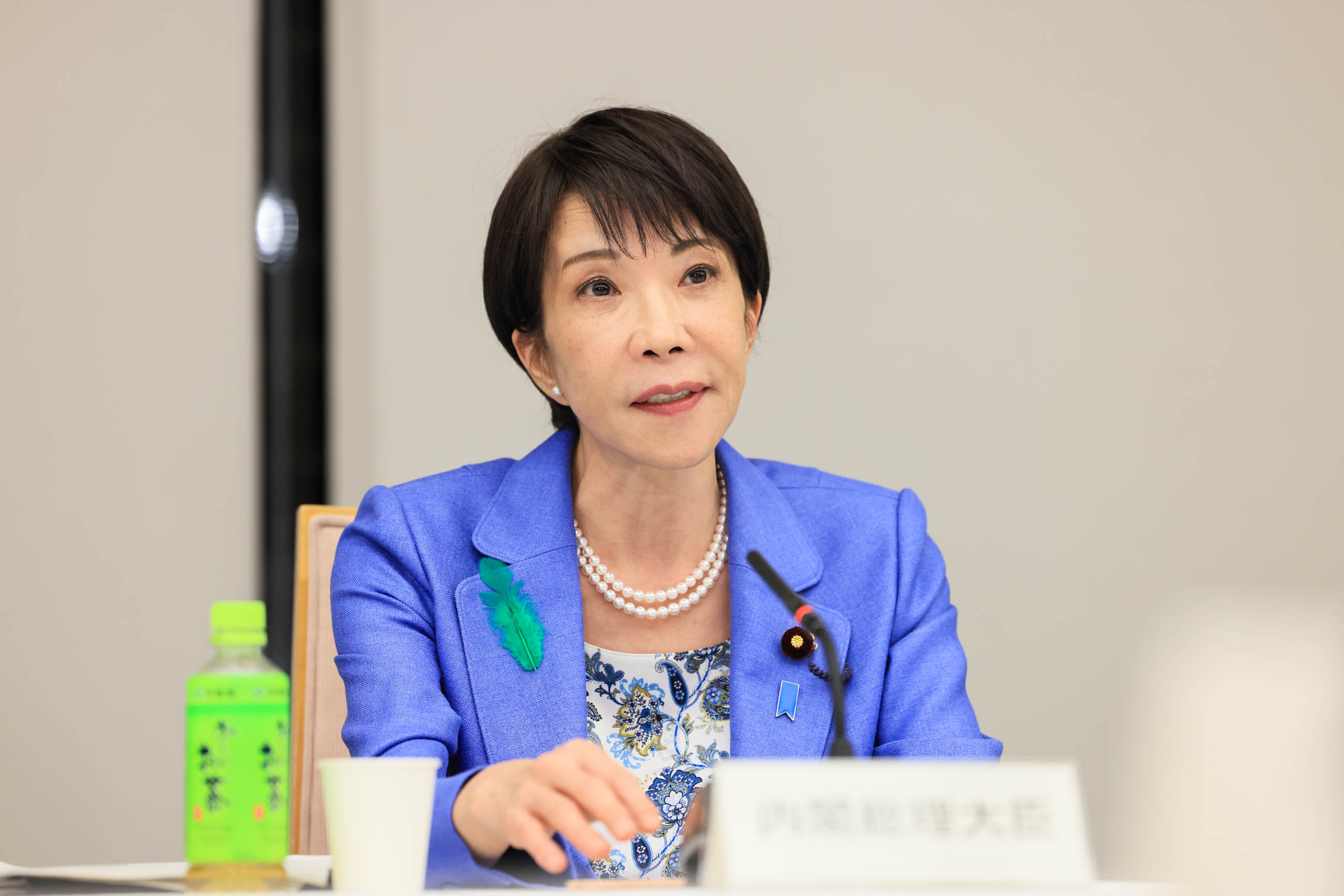 会議のまとめを行う高市総理５