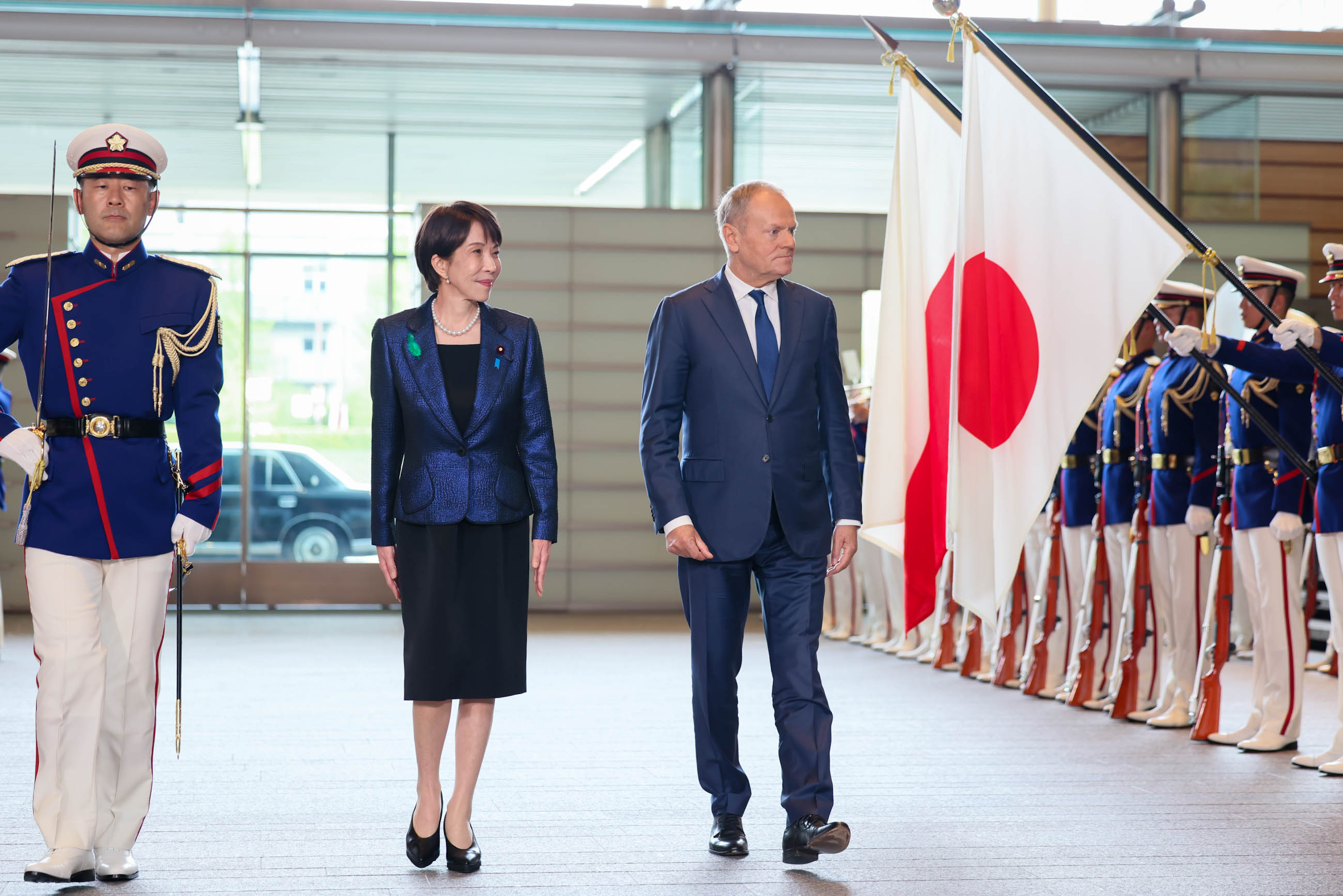 儀じょう隊による栄誉礼及び儀じょう１