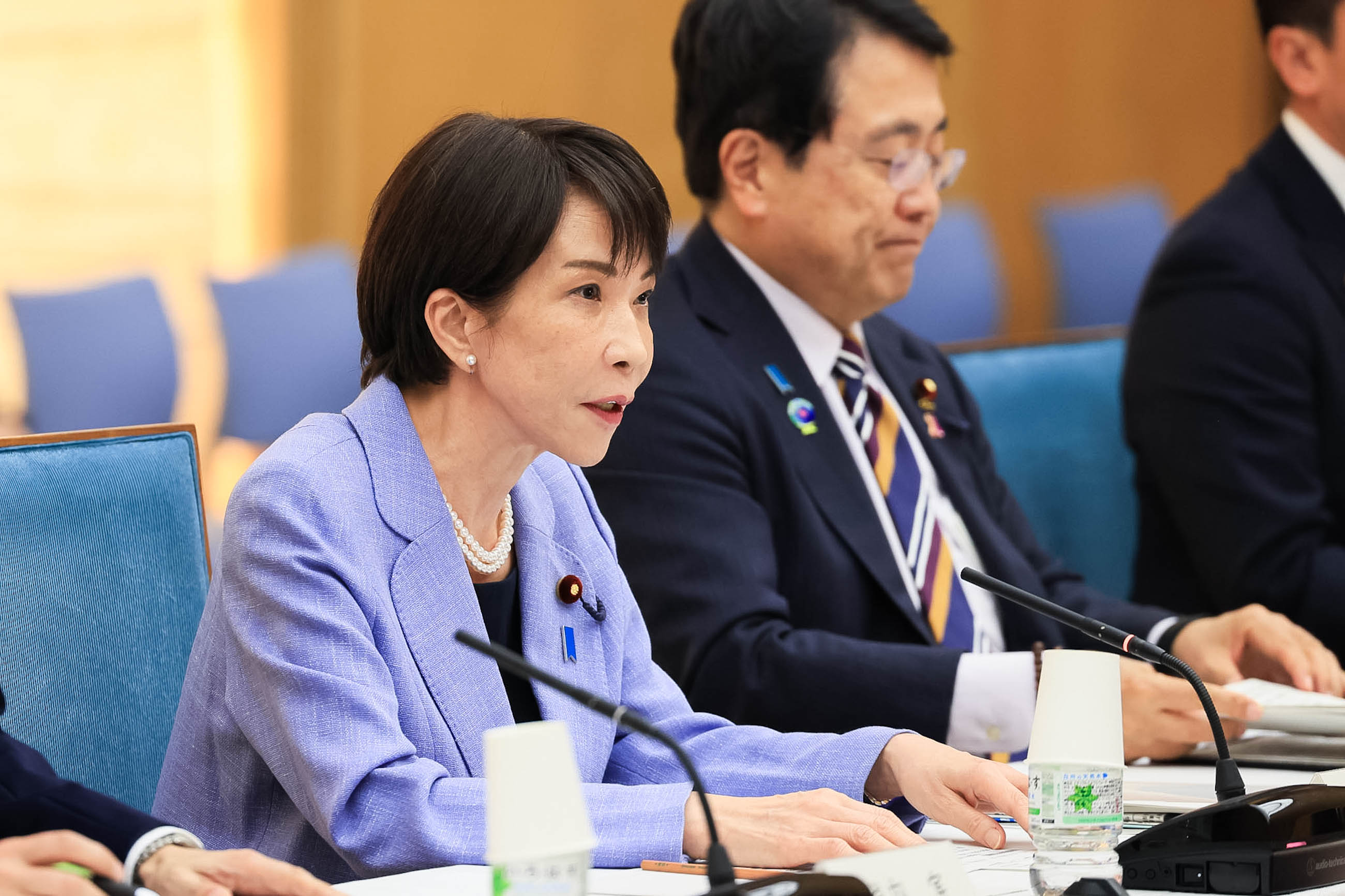 会議のまとめを行う高市総理２