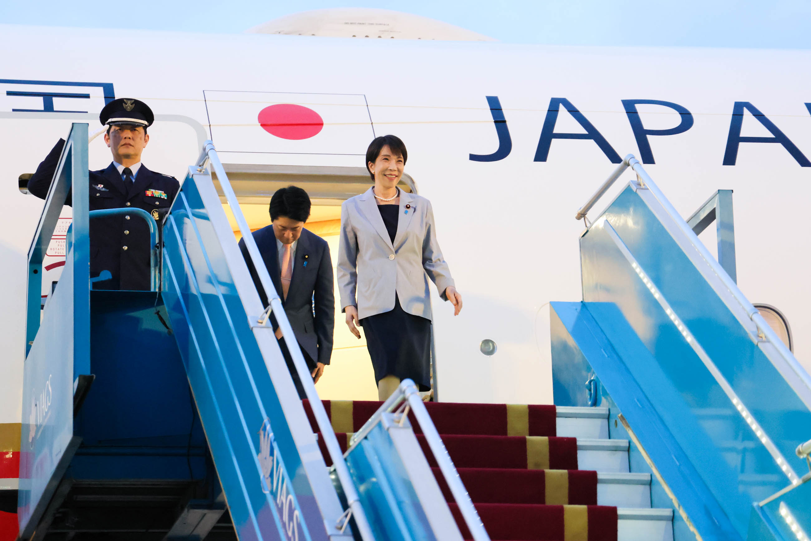 ベトナムに到着した高市総理１