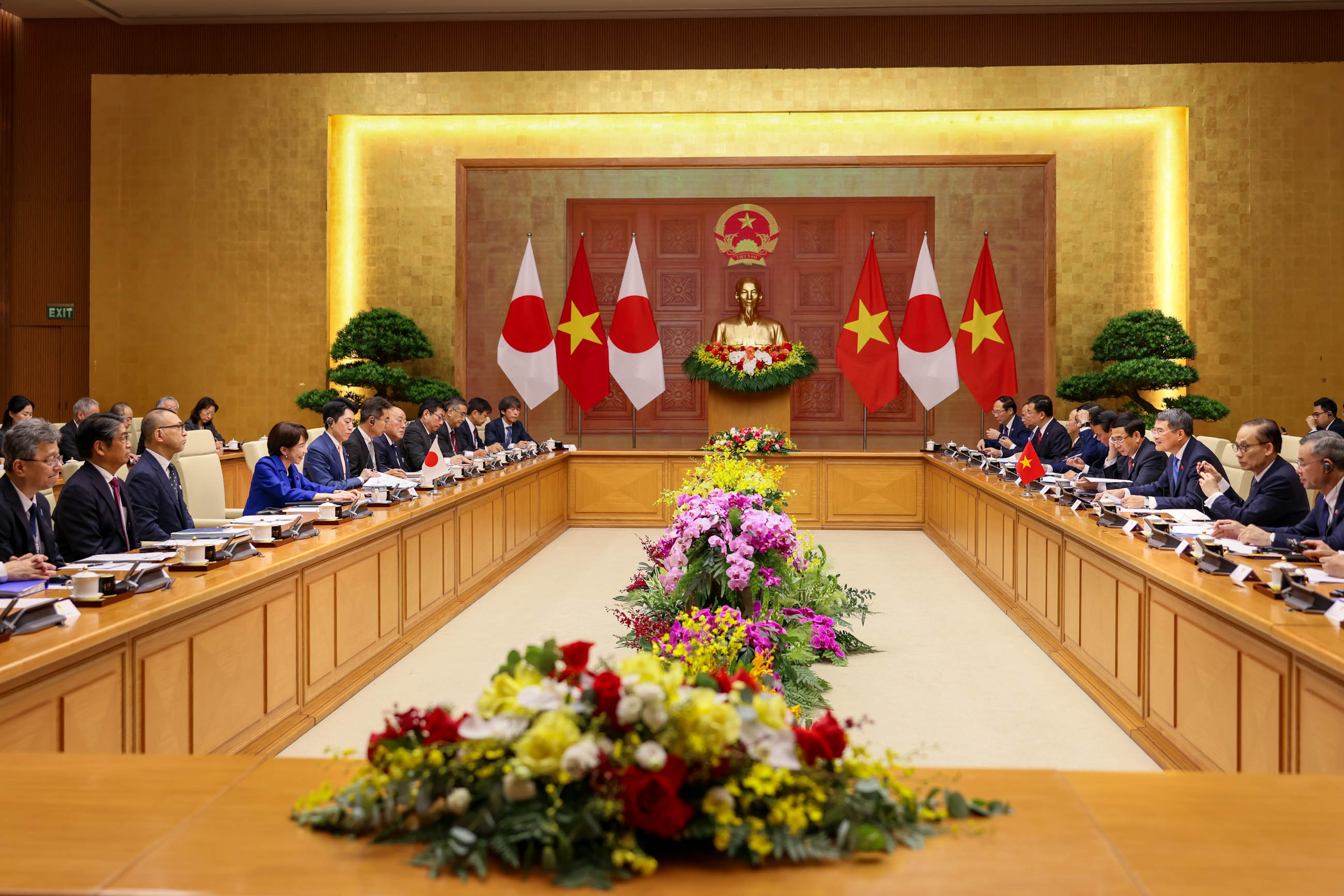 日・ベトナム首脳会談（拡大会合）５