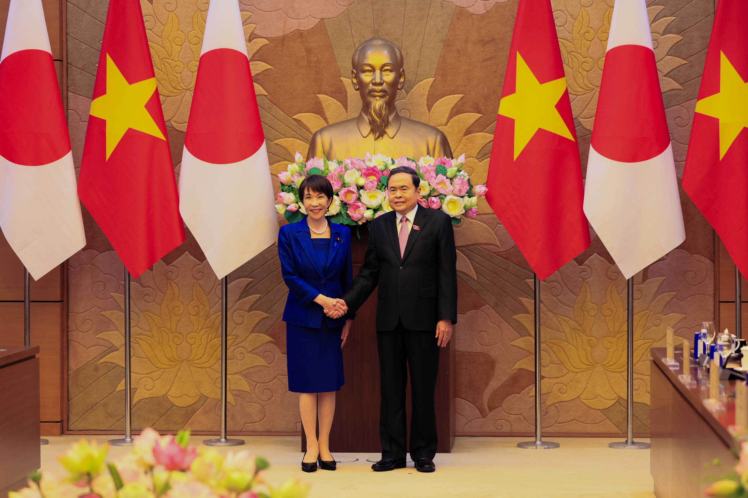 マン国会議長との会談３