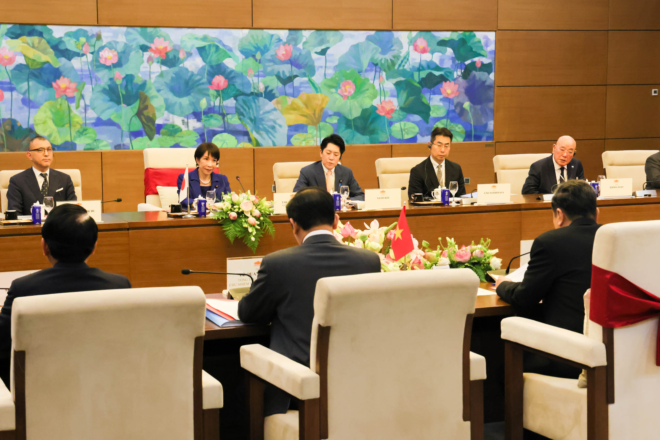 マン国会議長との会談５