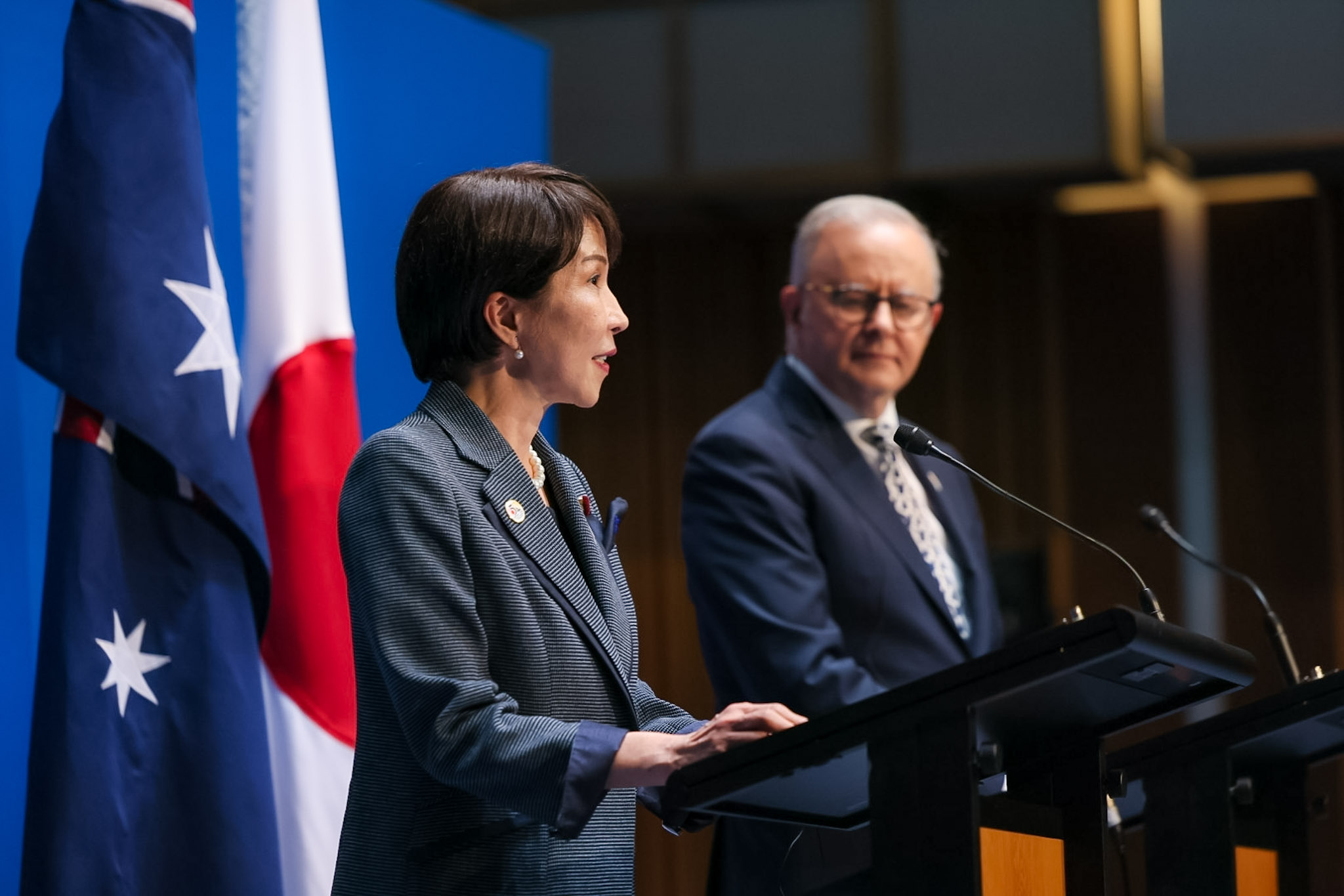 共同記者発表７