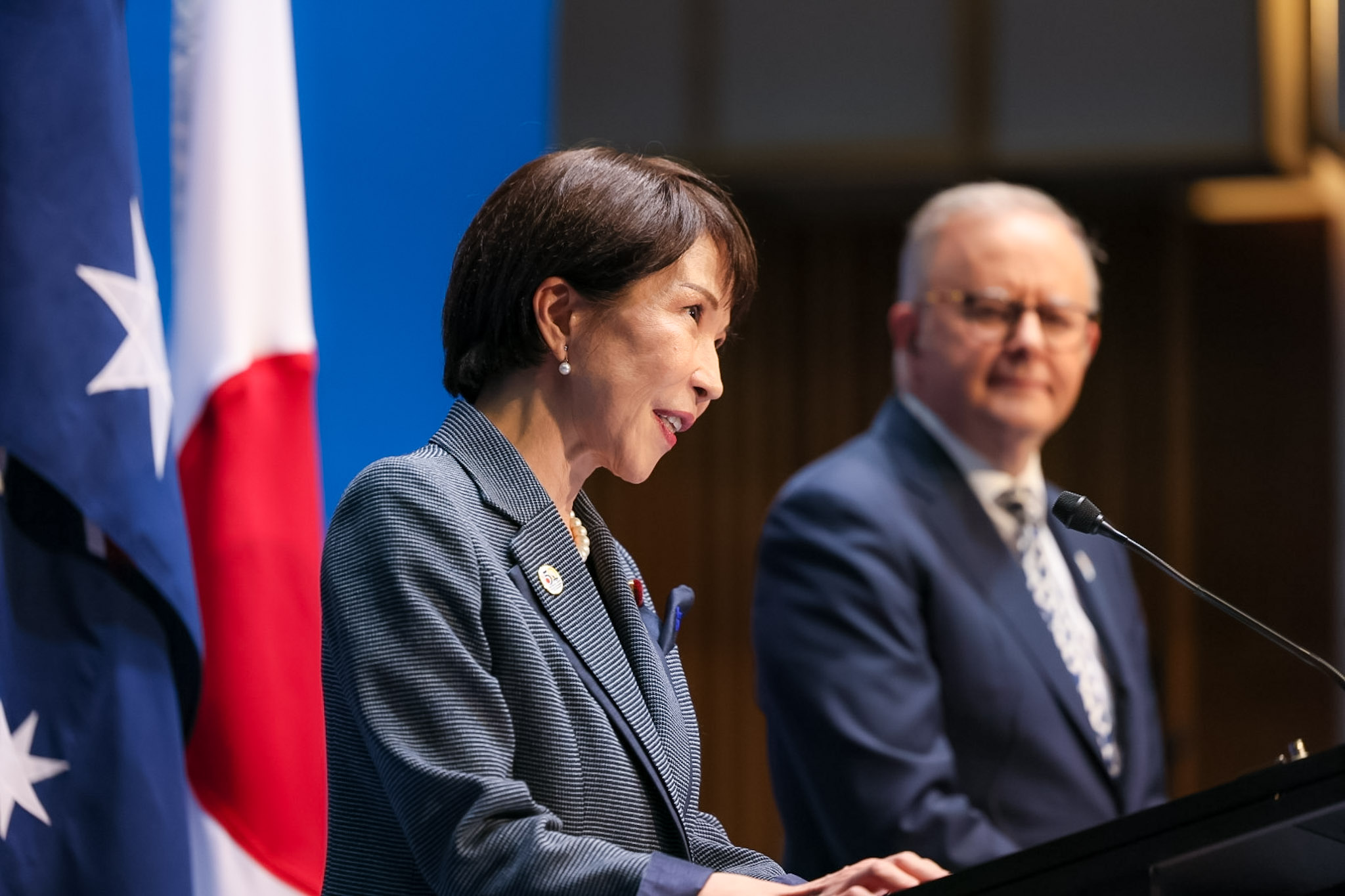共同記者発表８