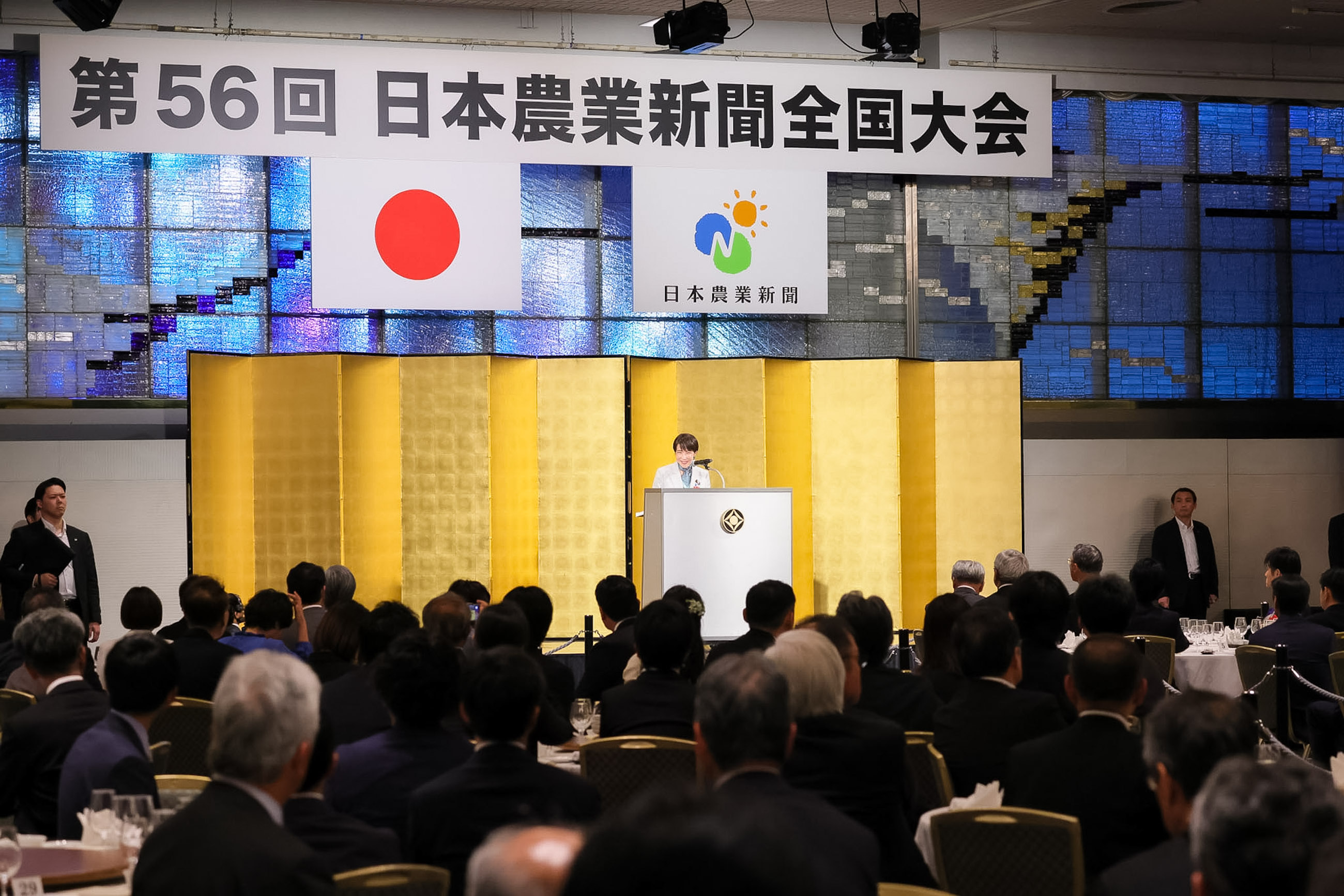 祝辞を述べる高市総理２