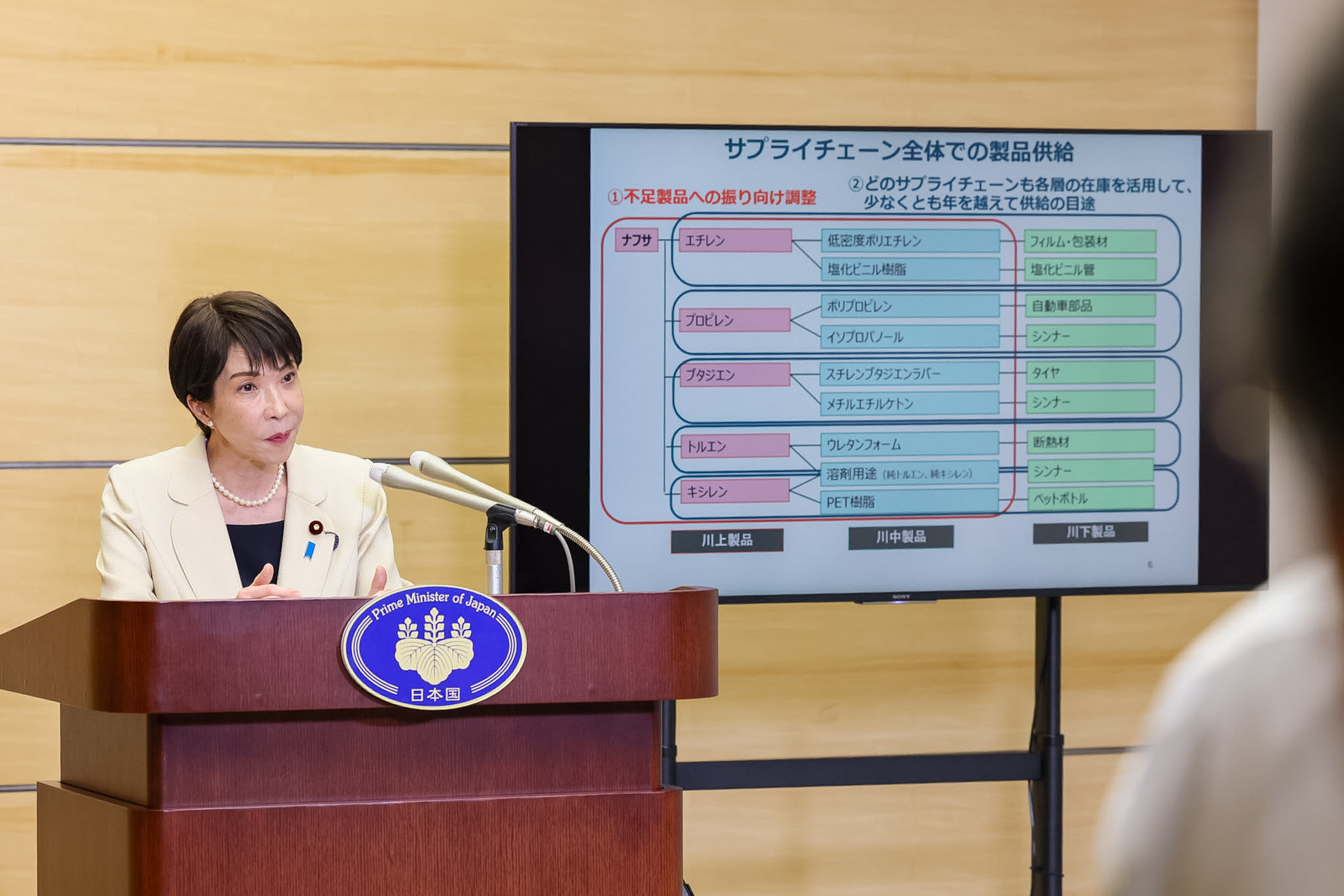 会見する高市総理３