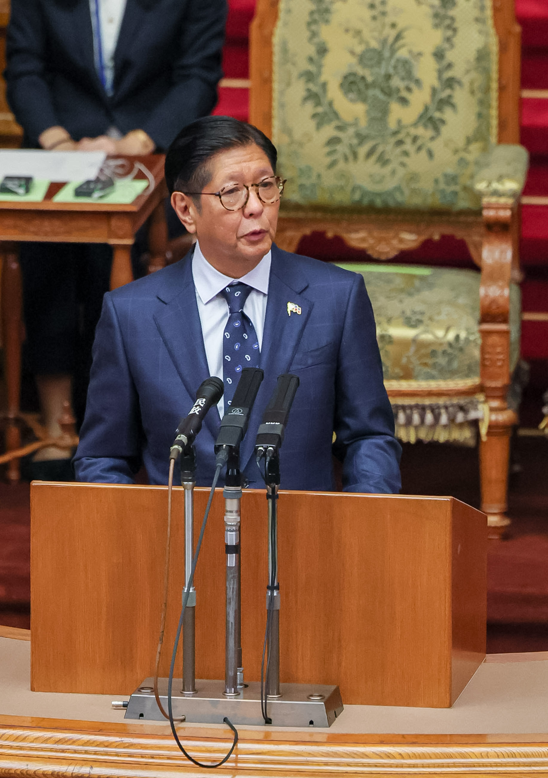 歓迎会（マルコス大統領国会演説）の様子１０