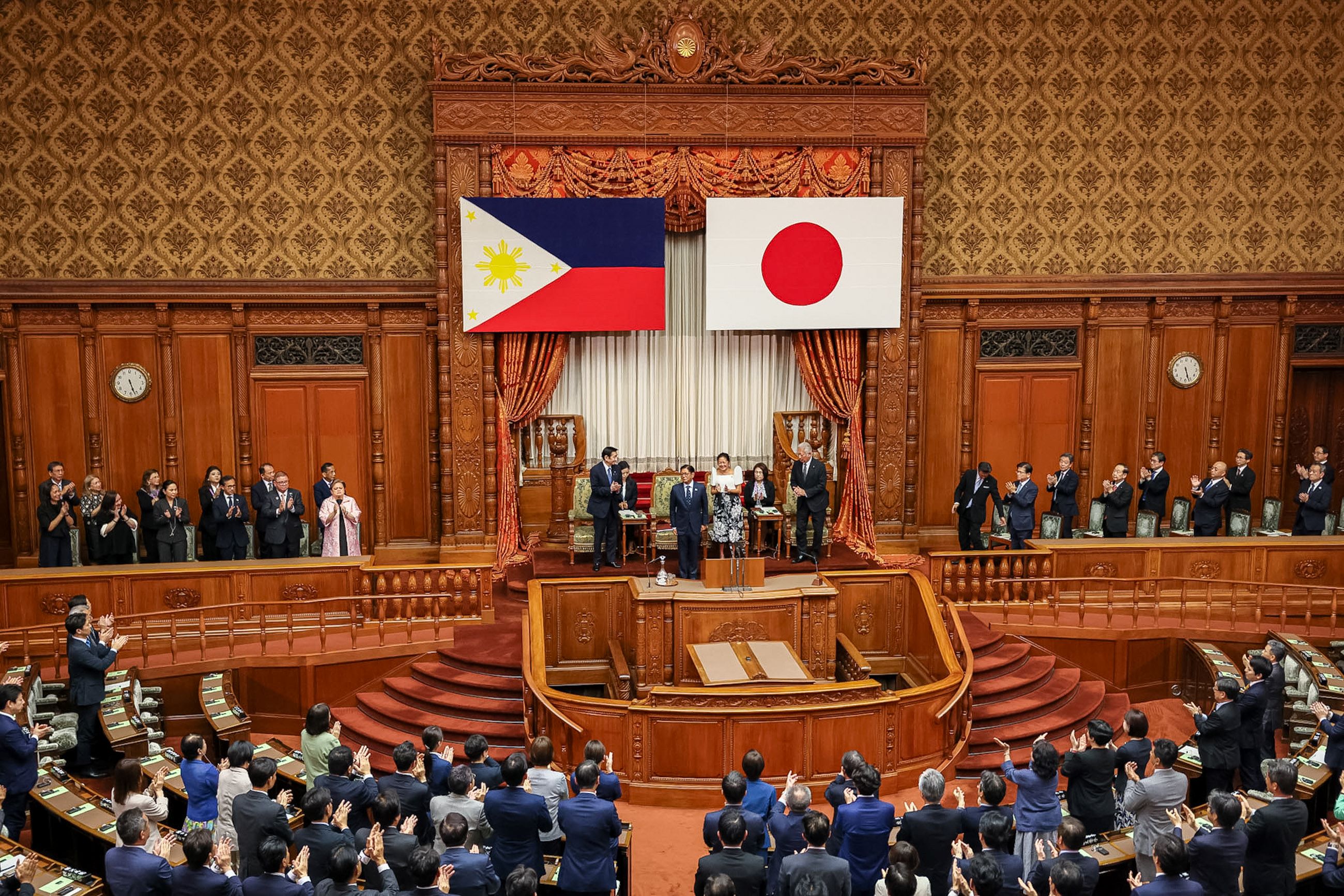 歓迎会（マルコス大統領国会演説）の様子４