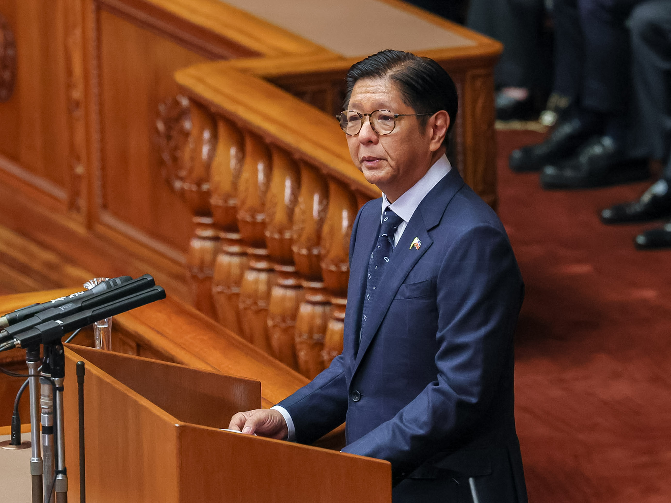 歓迎会（マルコス大統領国会演説）の様子６