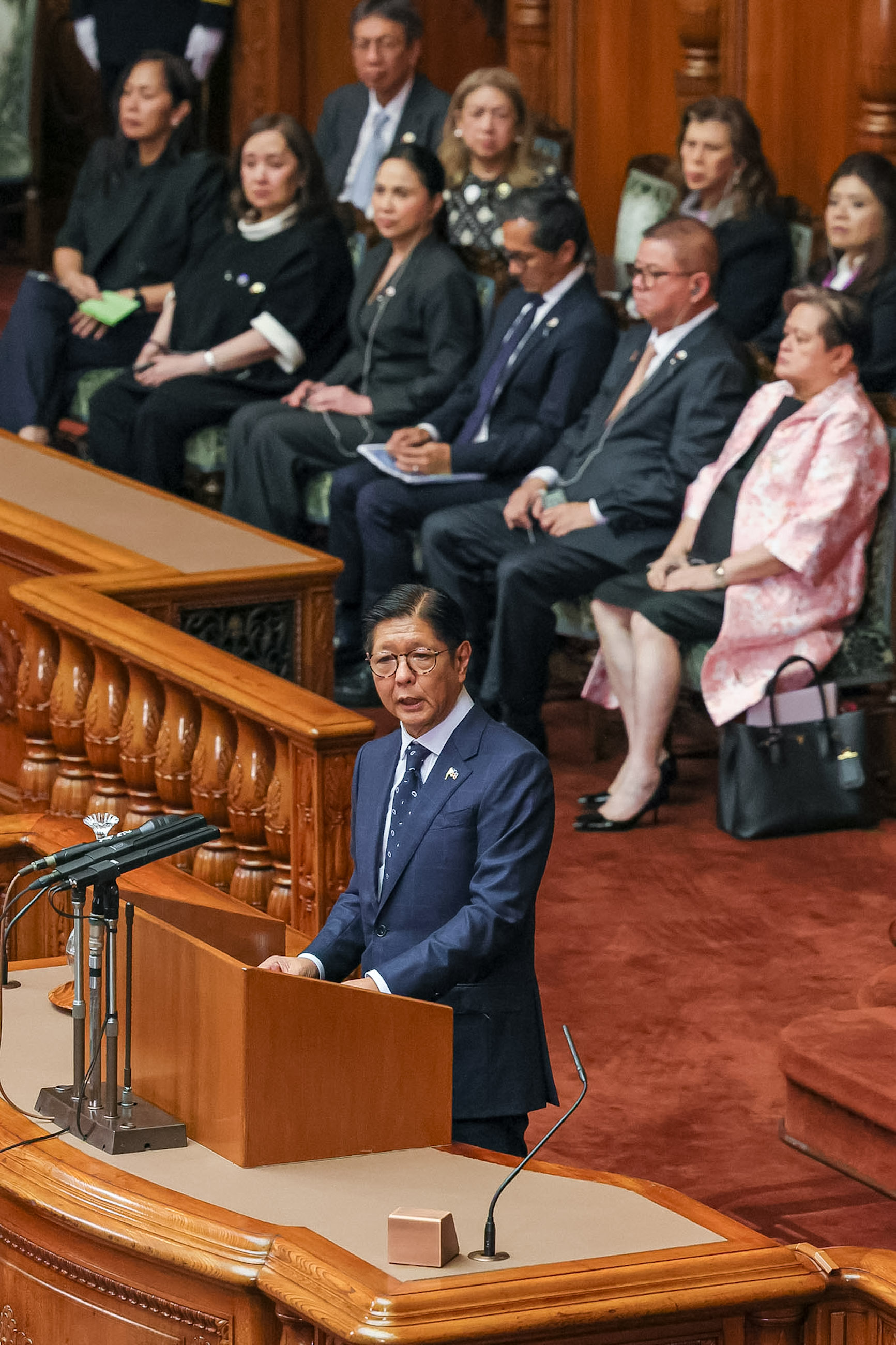 歓迎会（マルコス大統領国会演説）の様子８