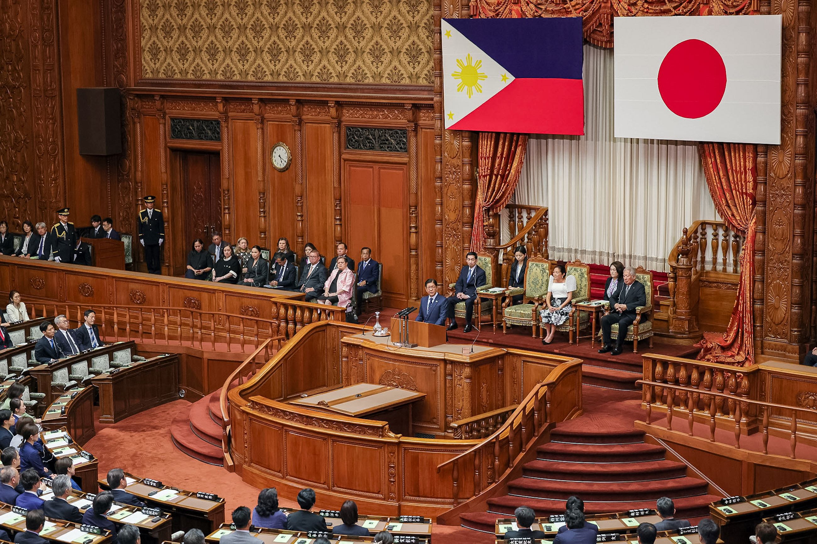 歓迎会（マルコス大統領国会演説）の様子９