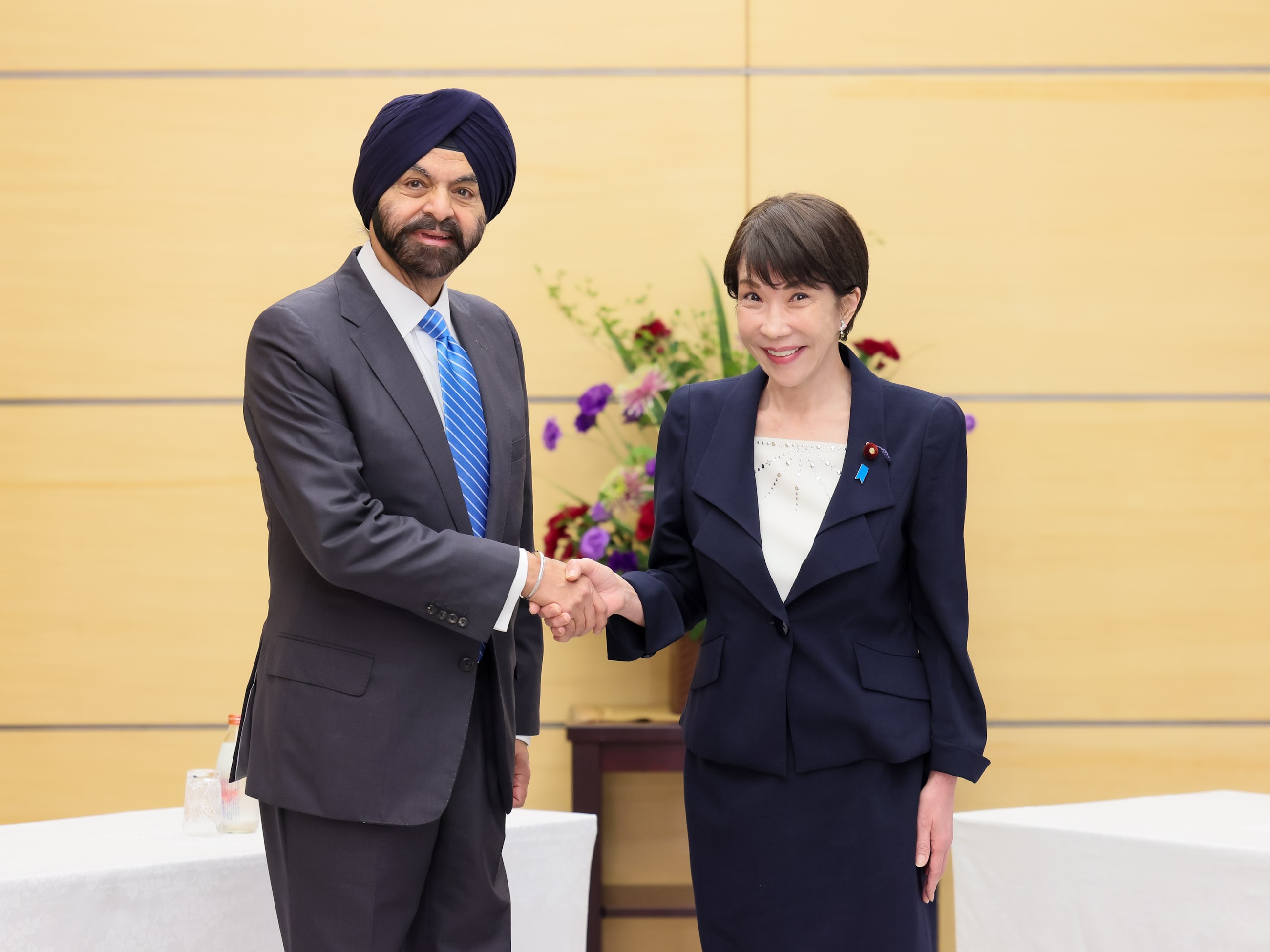 表敬を受ける高市総理