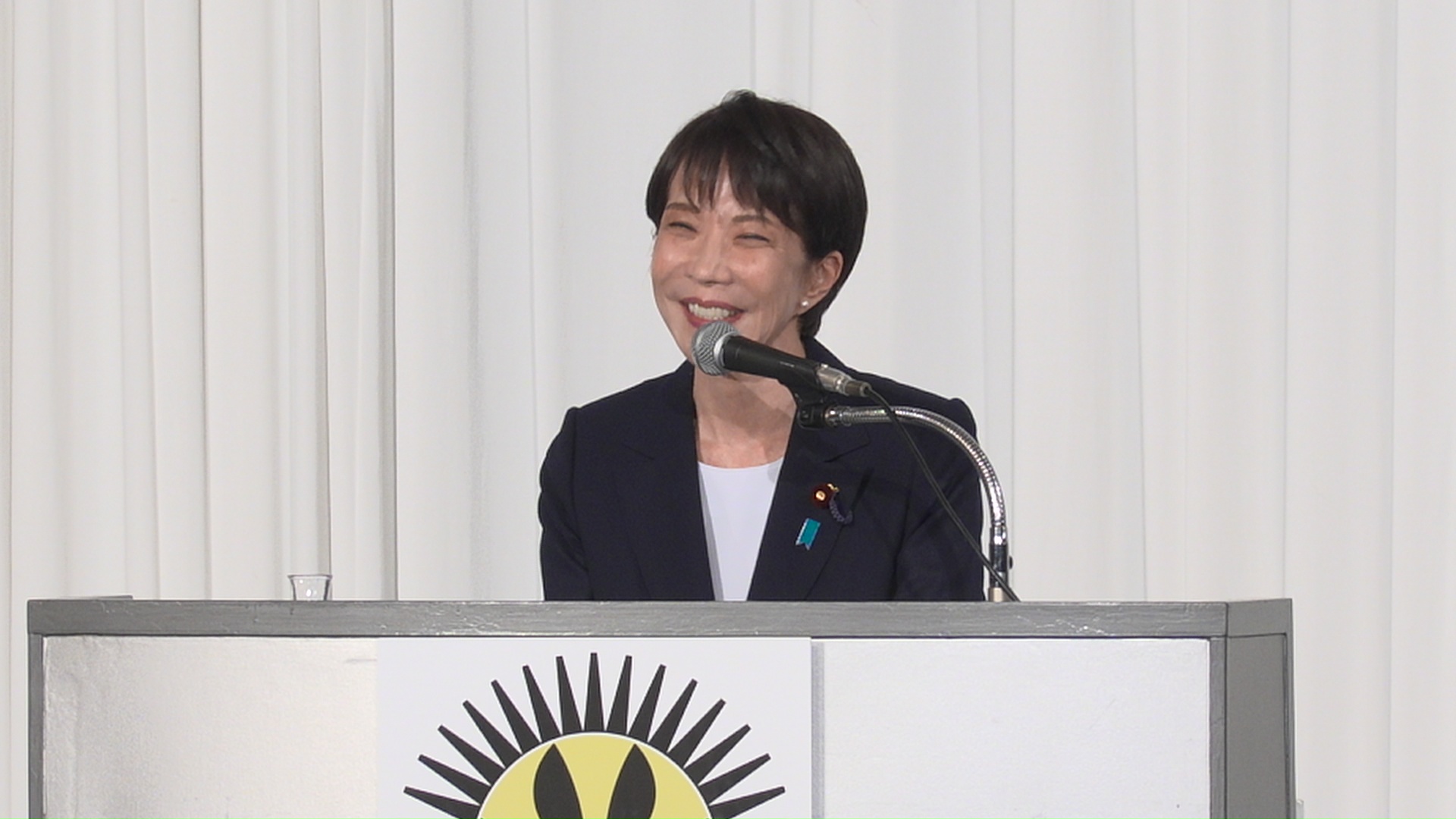 祝辞を述べる高市総理１