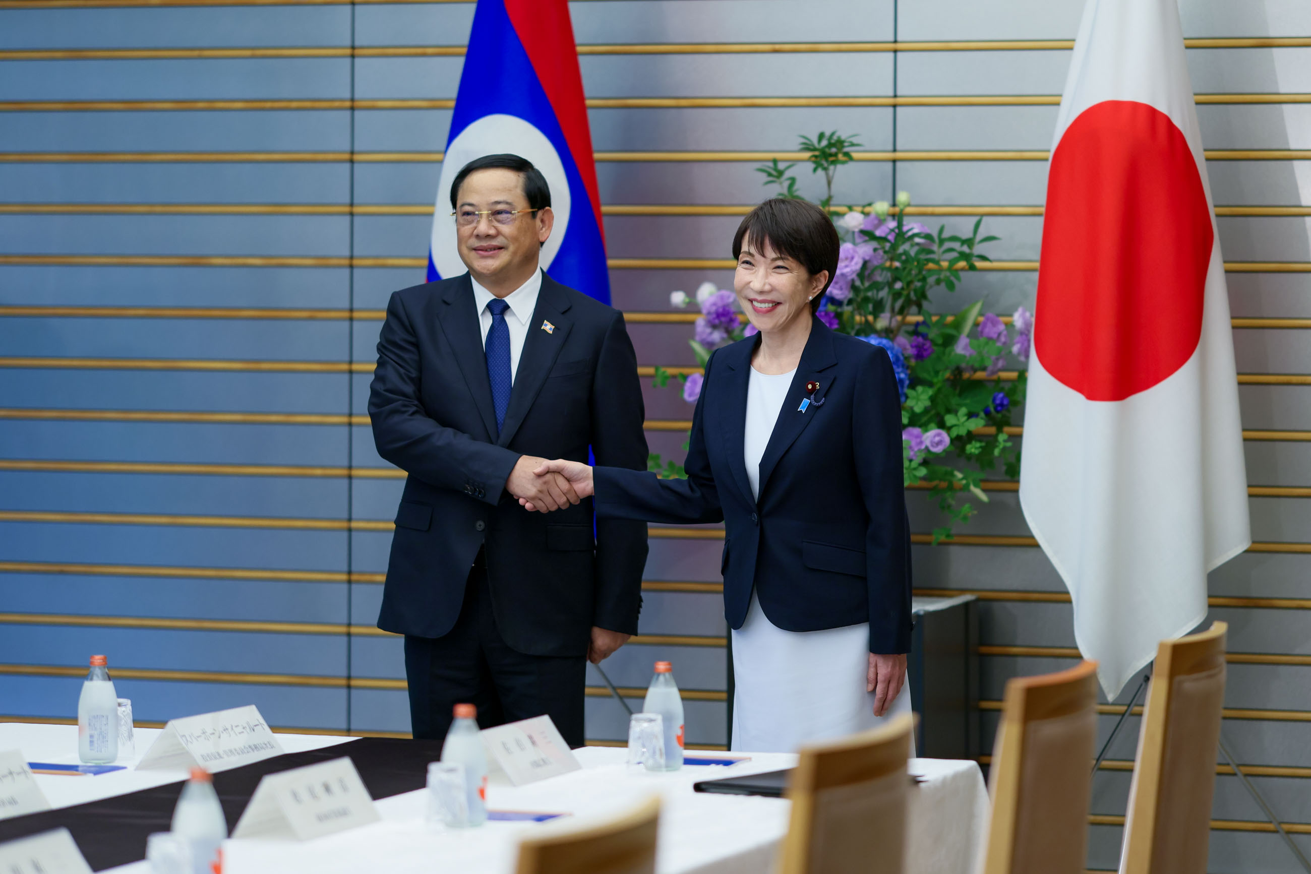 日・ラオス首脳会談２