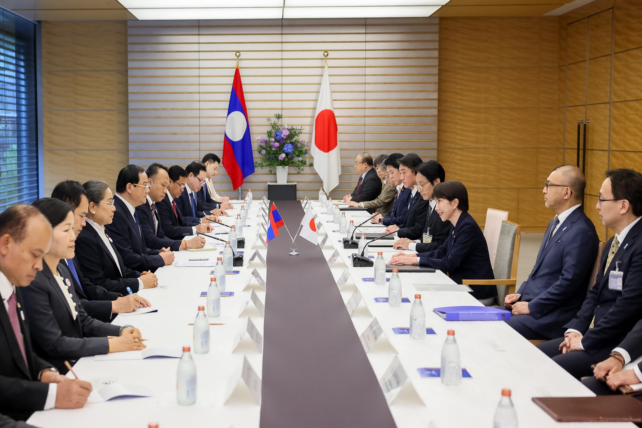 日・ラオス首脳会談３