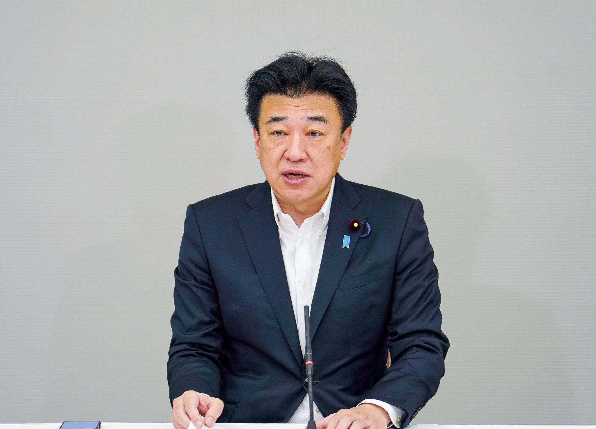会議のまとめを行う木原官房長官４