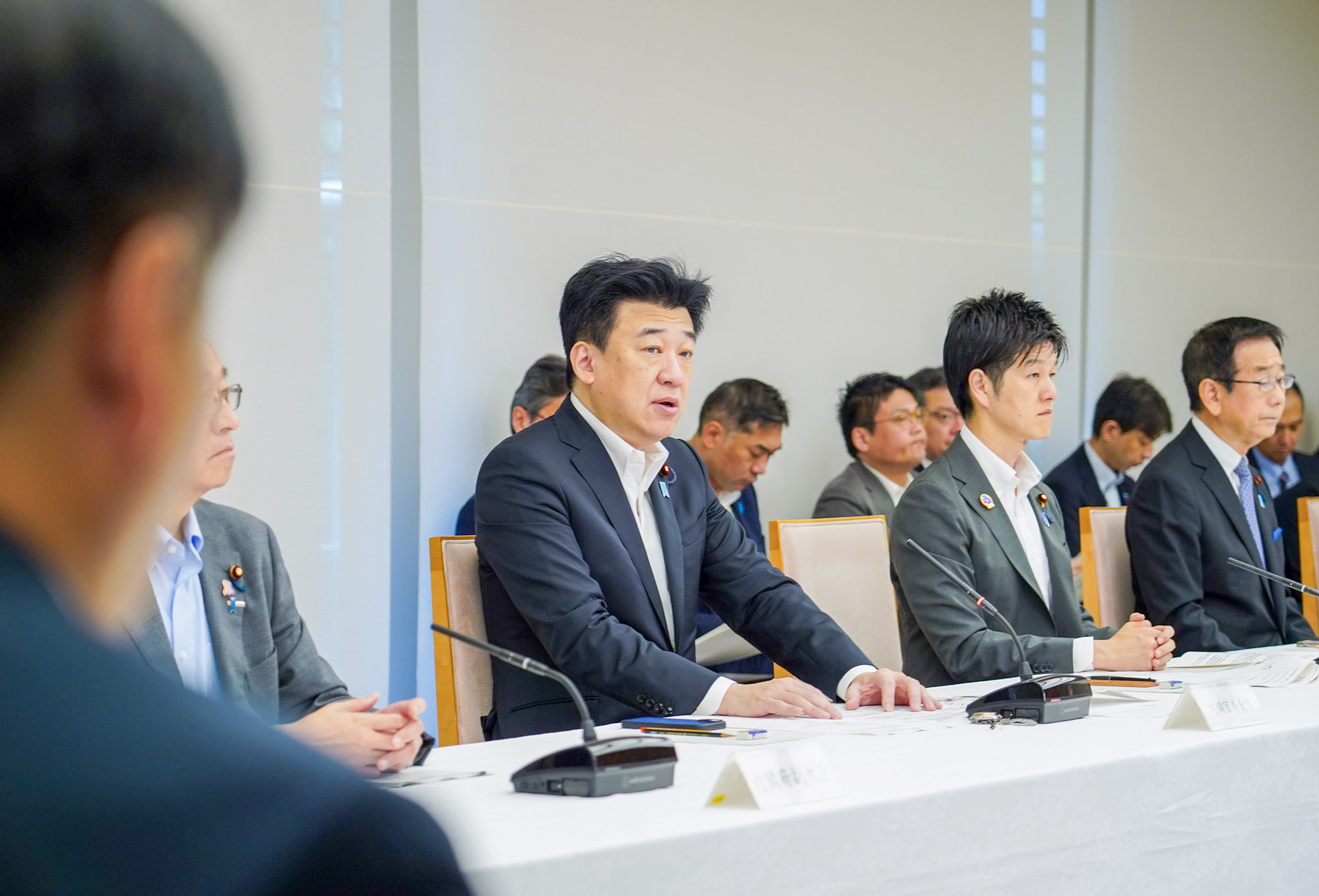 会議のまとめ６行う木原官房長官６