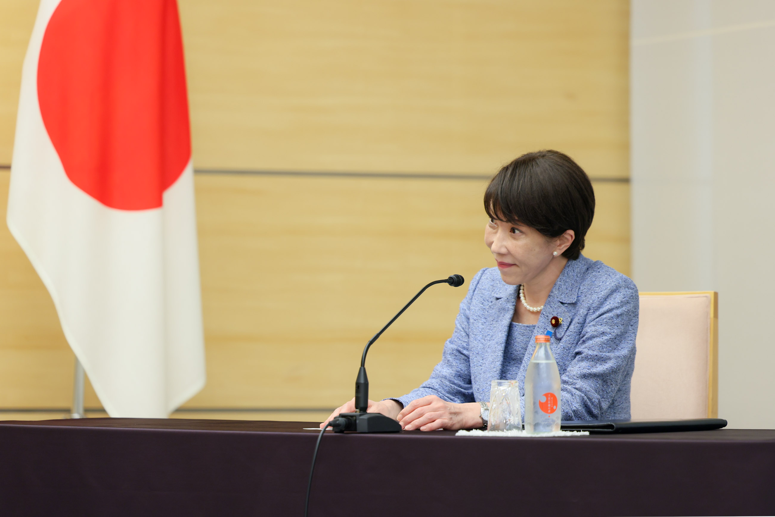 表敬を受ける高市総理６