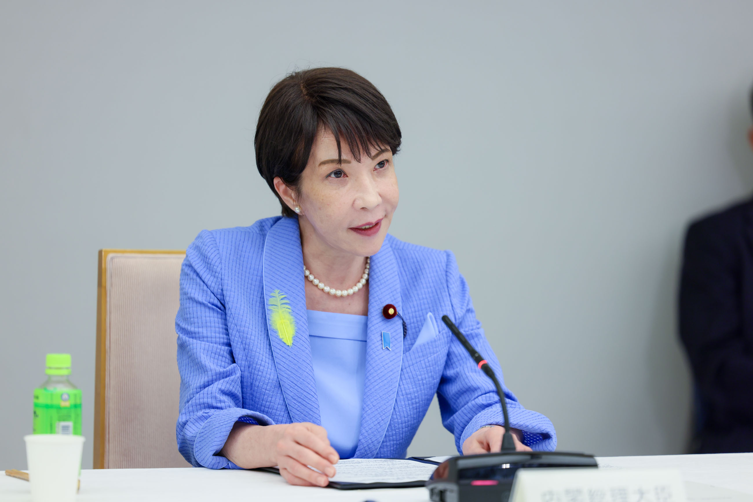 会議のまとめを行う高市総理７
